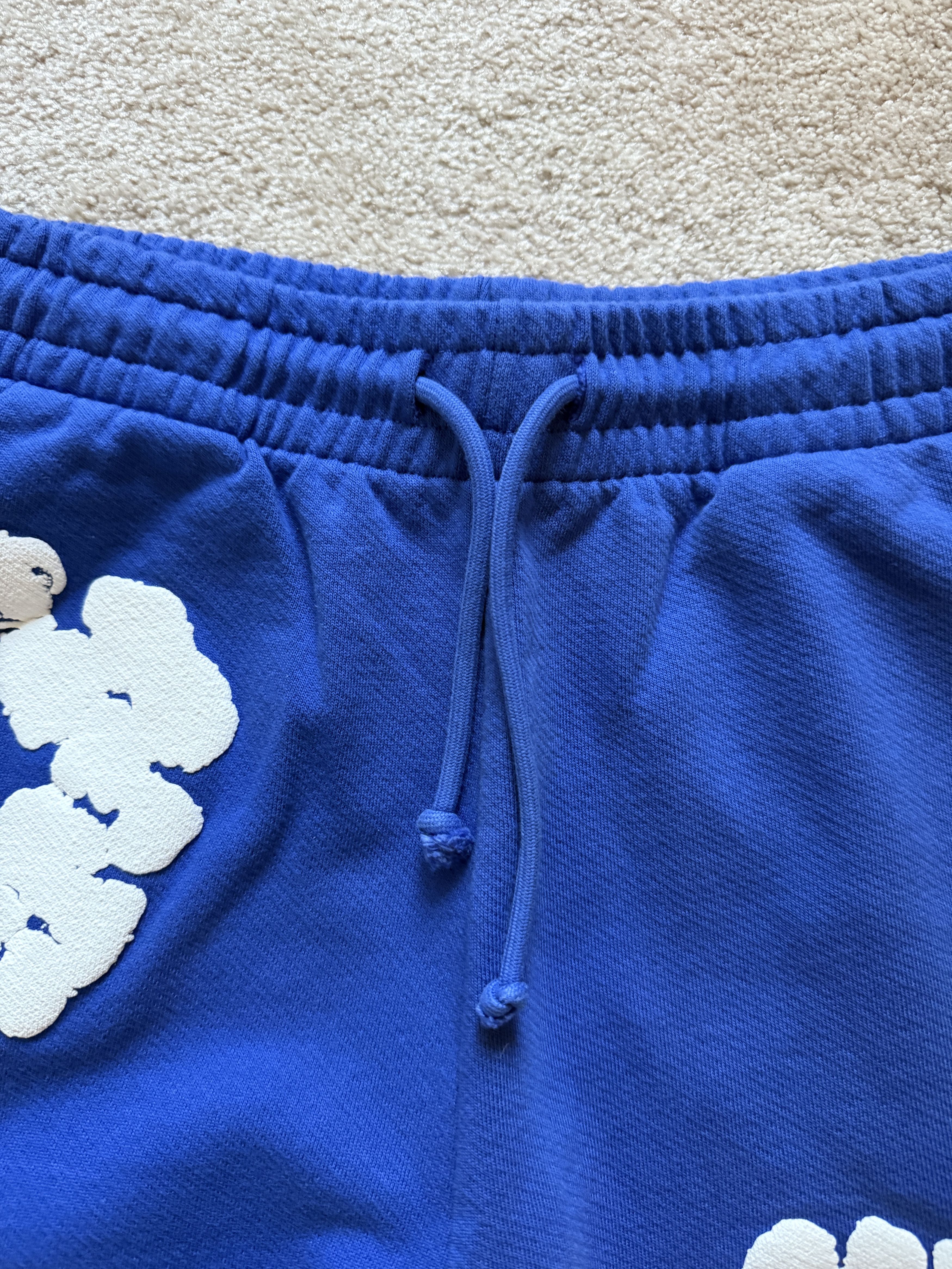DENIM TEARS Denim Tears The Cotton Wreath Sweatpants Royal Blue Size US 32 / EU 48 - 2 Thumbnail