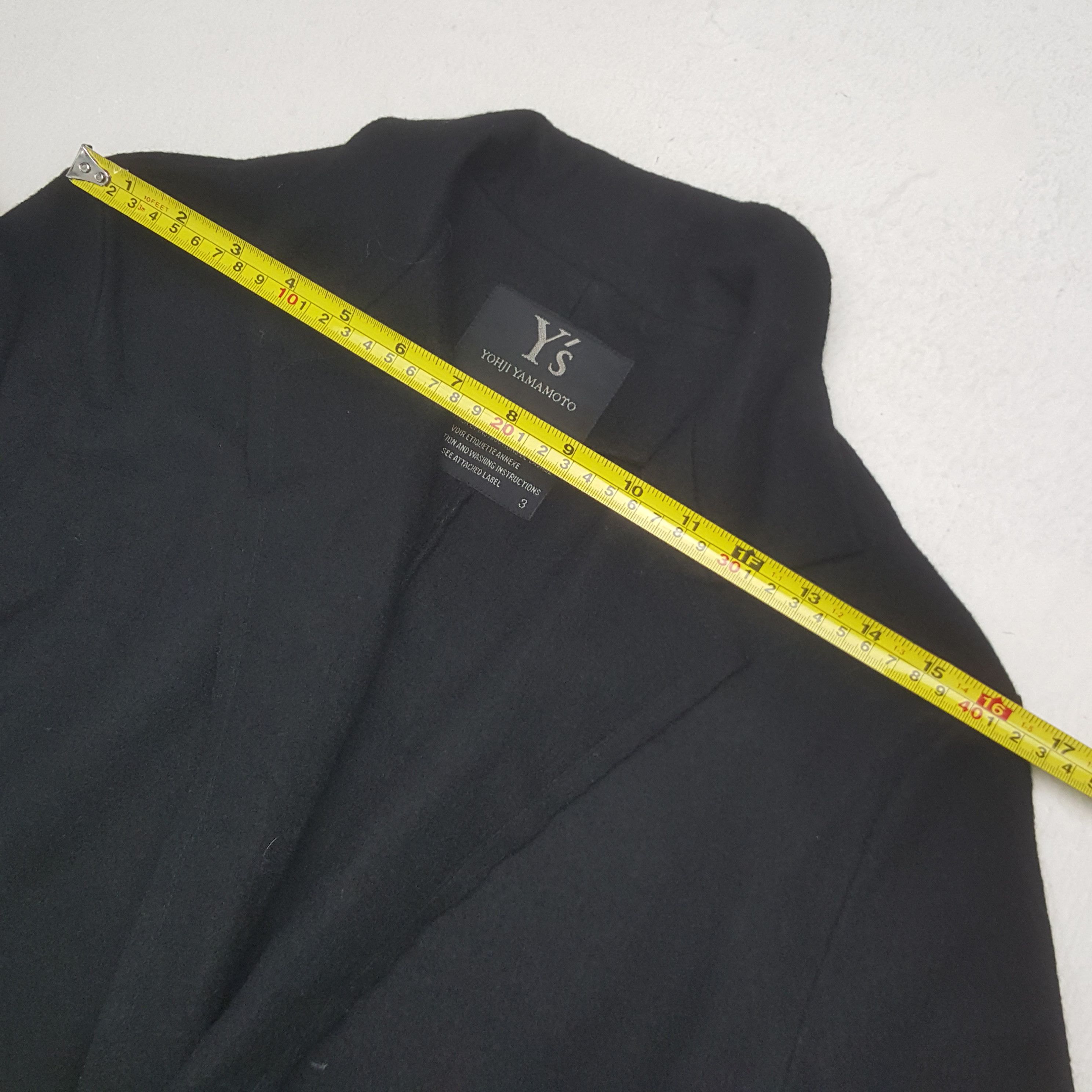 Yohji Yamamoto Vintage Y's by Yohji Yamamoto Coat Jacket C296N28 Size US XXS / EU 40 - 4 Thumbnail