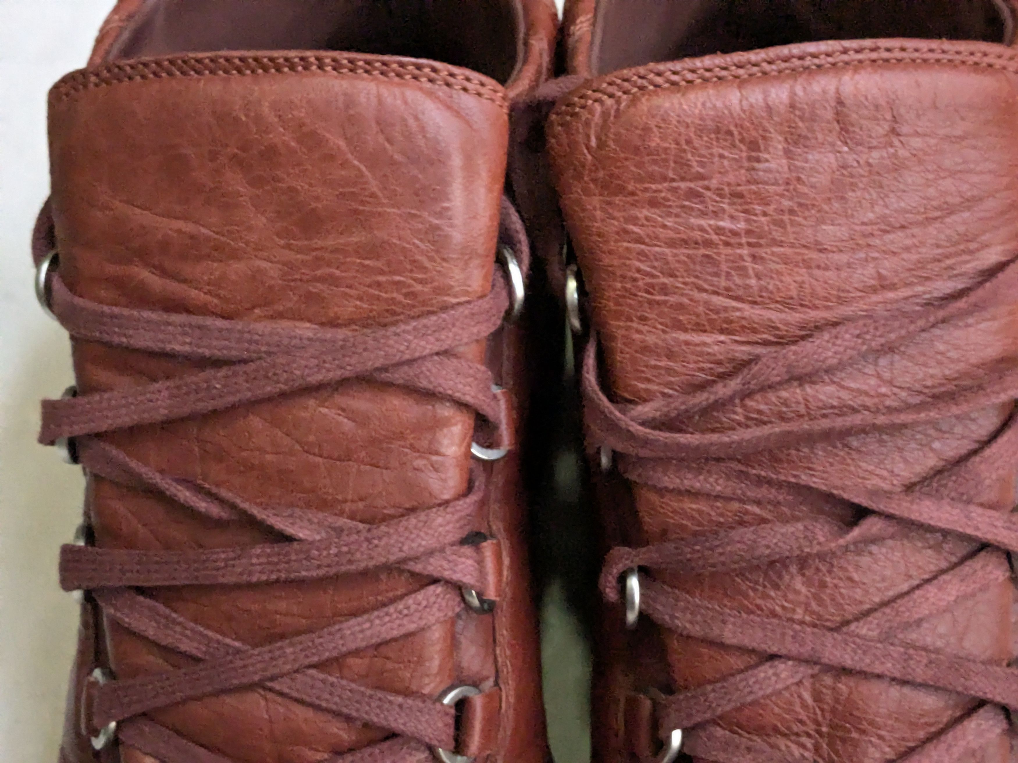 Balenciaga Balenciaga Arena Brown 11 High Tops Leather Size US 11 / EU 44 - 6 Thumbnail