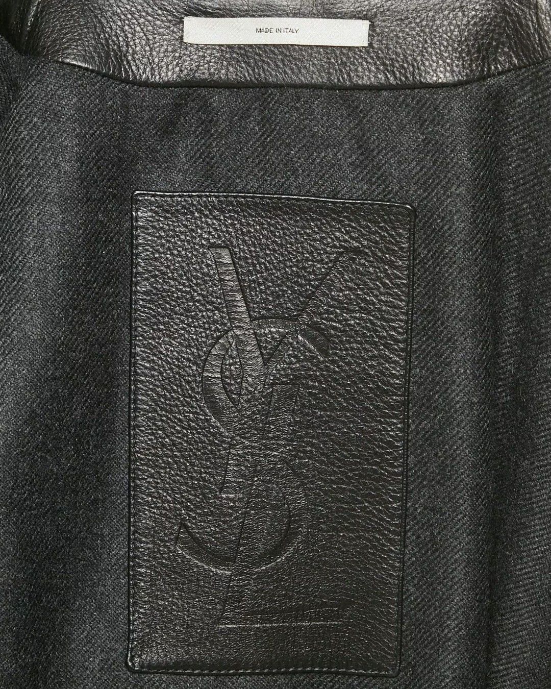 Yves Saint Laurent RIVE GAUCHE SHEARLING LINING LEATHER BOMBER JACKET Size US M / EU 48-50 / 2 - 7 Thumbnail