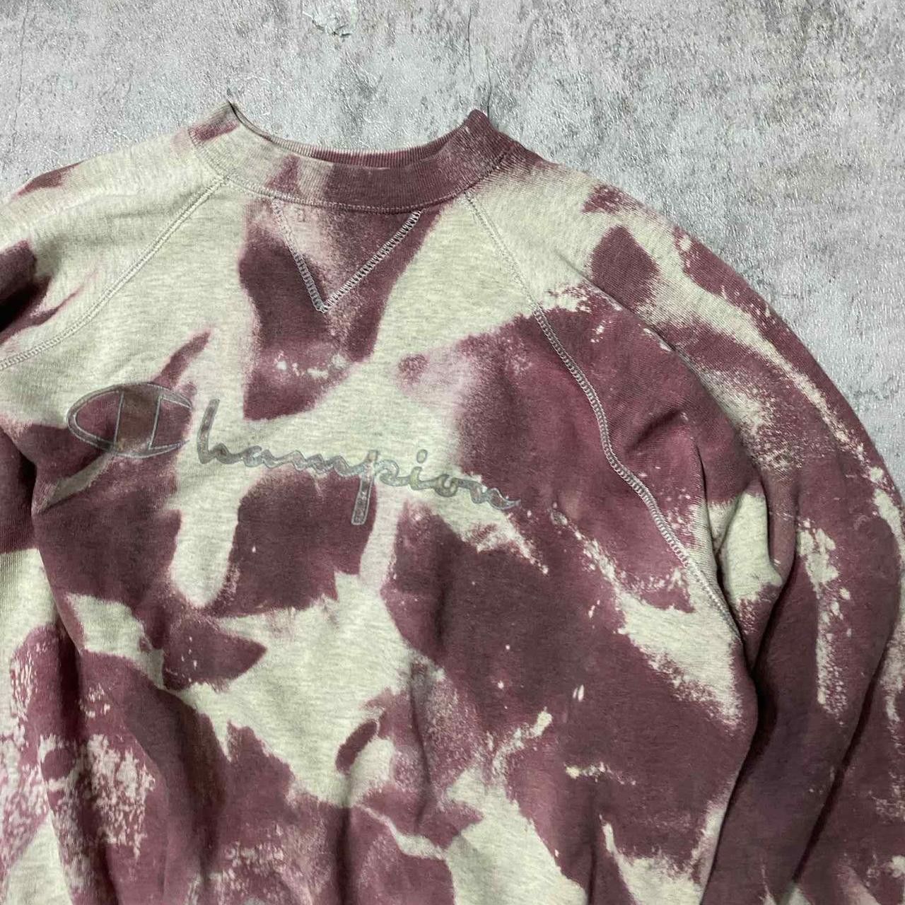 Champion Champion Reverse Weave Sweatshirt in white and burgundy Size US S / EU 44-46 / 1 - 2 Thumbnail