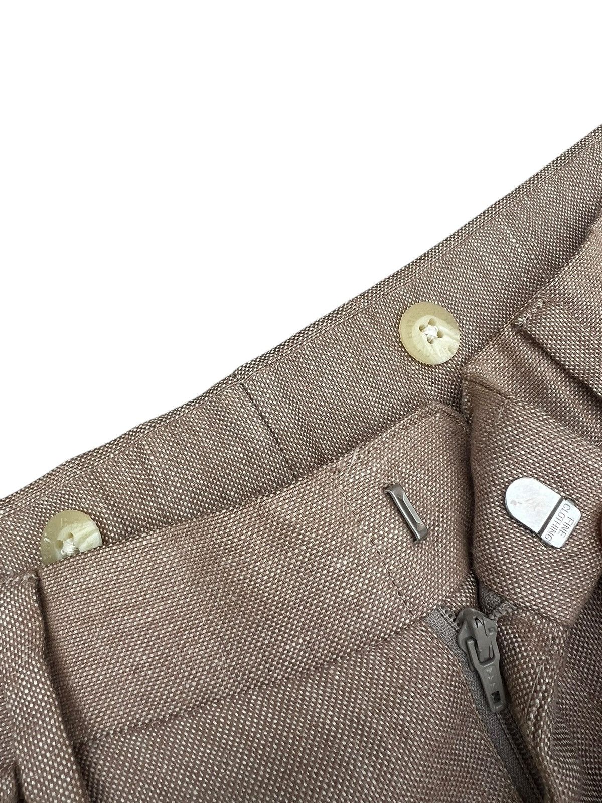 Polo Ralph Lauren Vintage 90s Polo by Ralph Lauren 100% Linen Trouser Pant Size US 33 - 5 Thumbnail