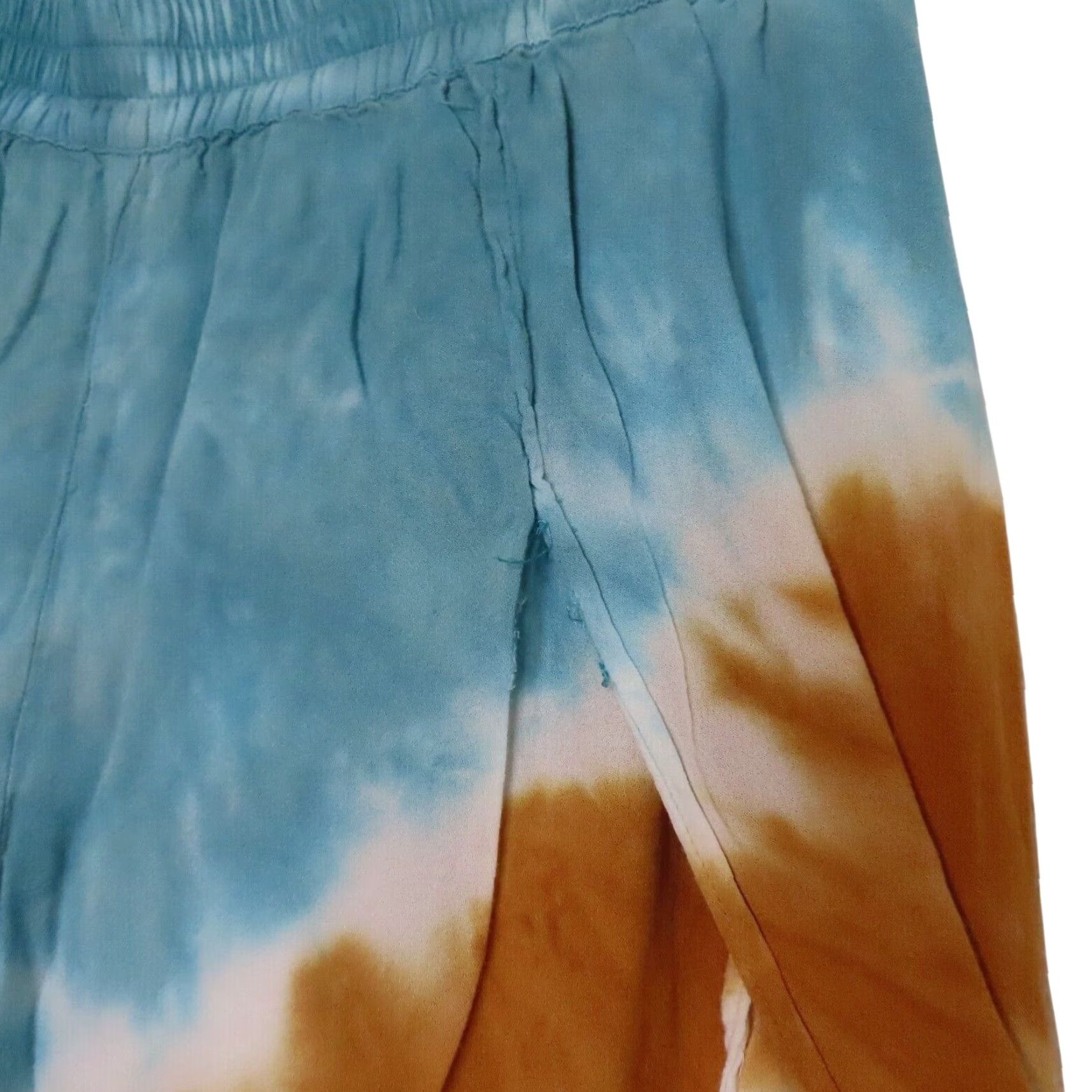 Young Fabulous & Broke Young Fabulous & Broke Pants Women Medium Tie Dye Open Front Wide Leg Multicolor Size 32" / US 10 / IT 46 - 4 Thumbnail