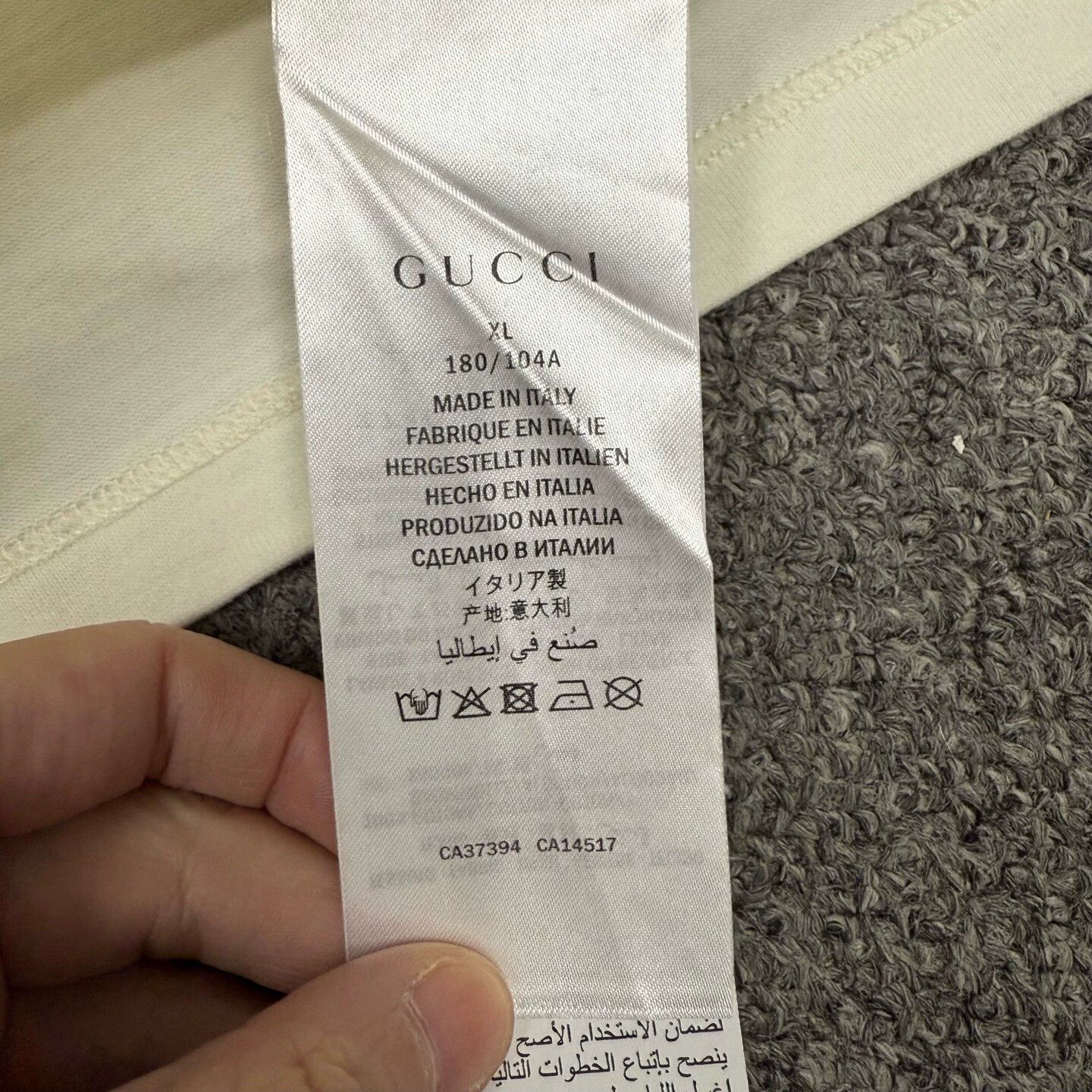 Gucci Gucci White Lightning Blade Short-Sleeve T-Shirt XL Size XL / US 12-14 / IT 48-50 - 4 Thumbnail