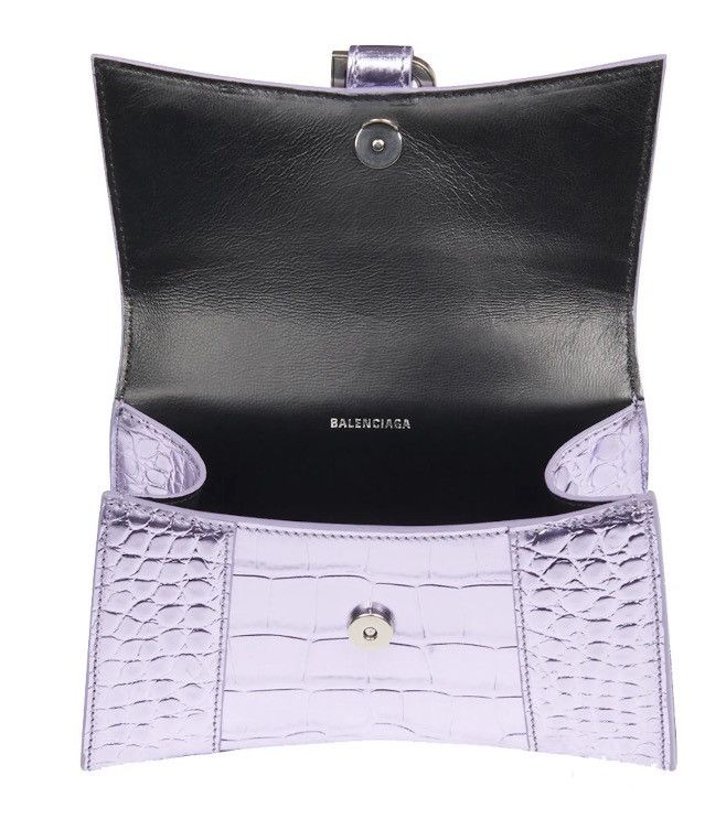 Balenciaga Hourglass XS Crocodile Top Handle Bag Size ONE SIZE - 3 Thumbnail