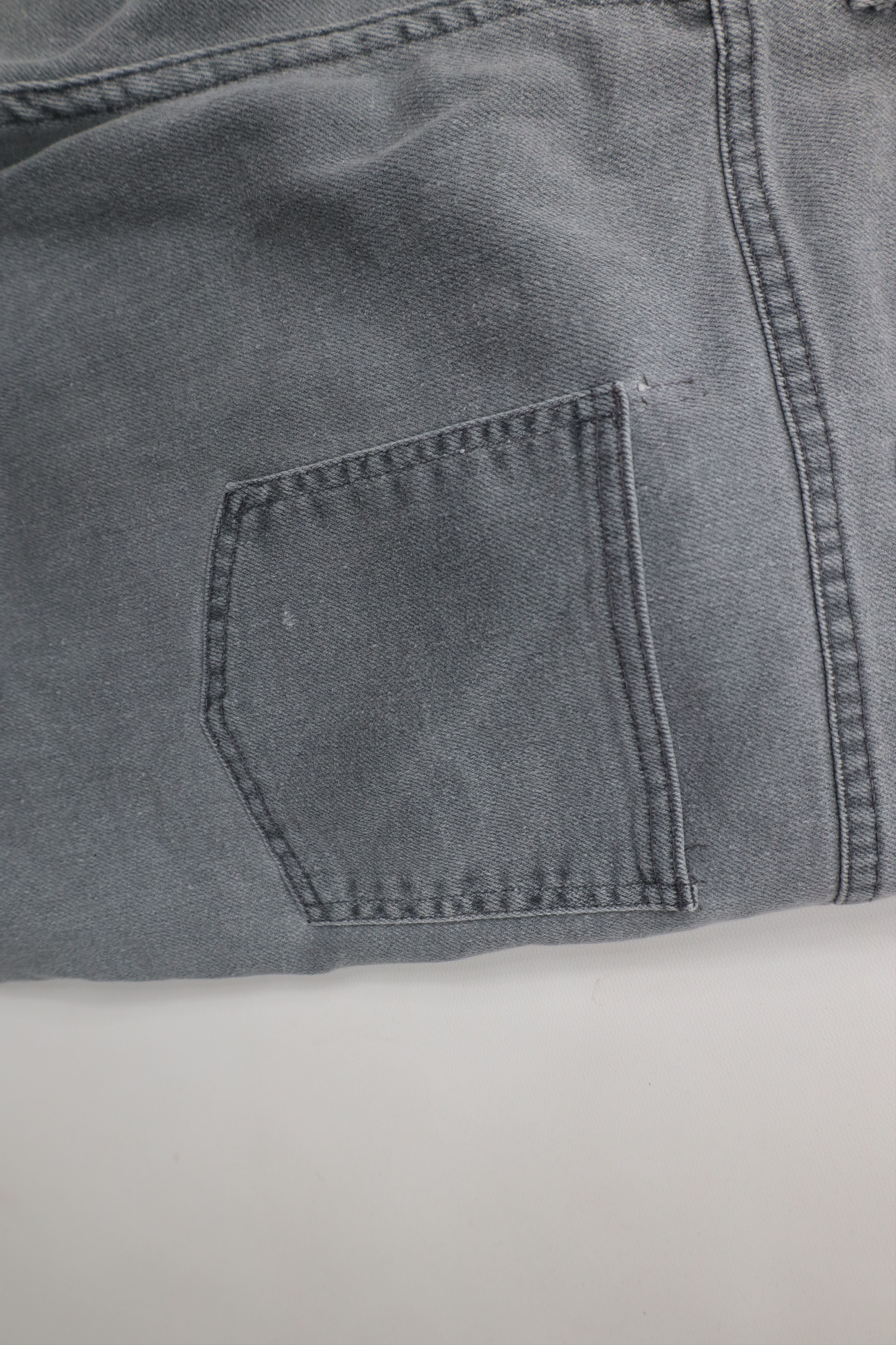 Vintage Vintage 90s Streetwear Stonewash Wide Leg Denim Jeans Gray Size US 38 / EU 54 - 13 Thumbnail