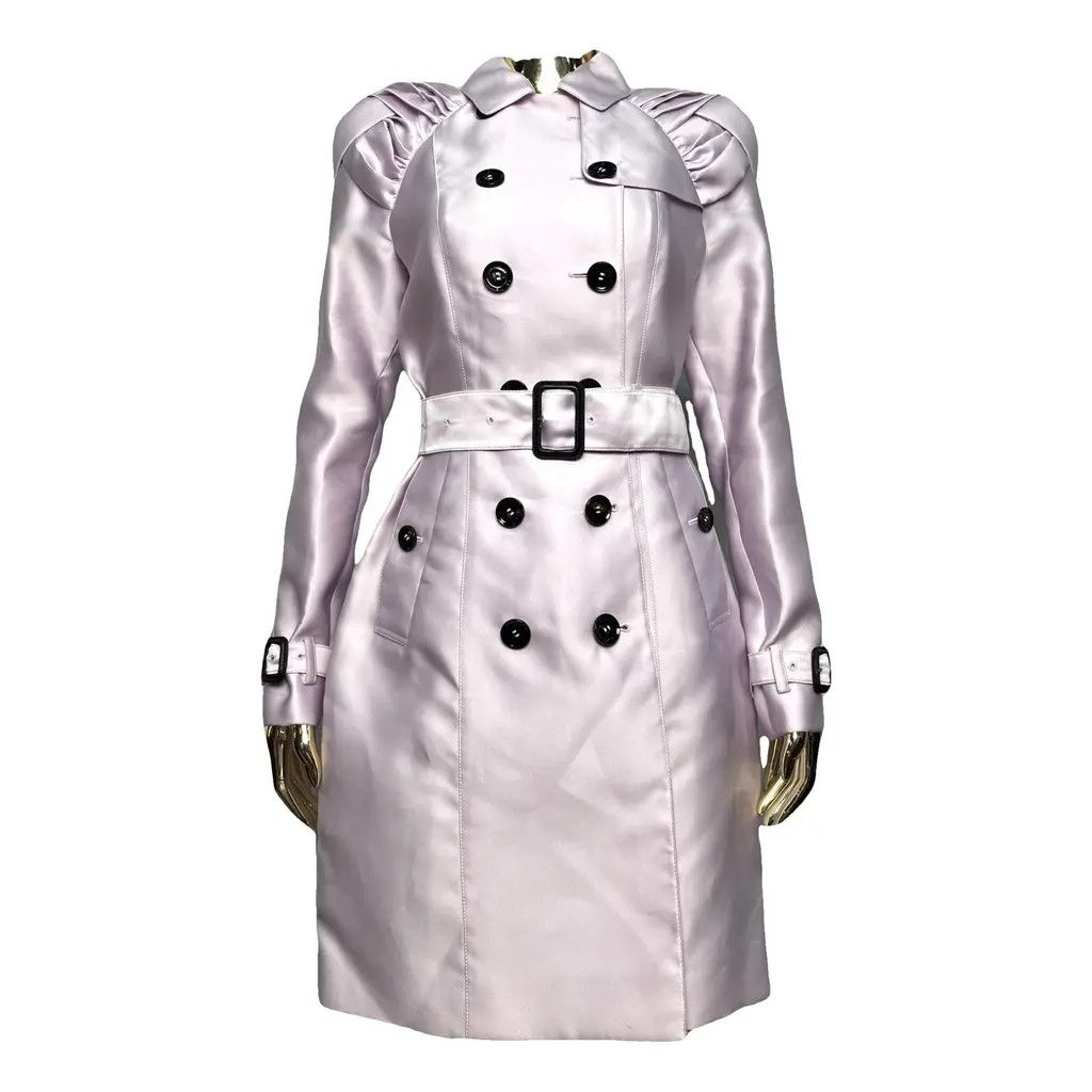 Burberry Burberry Prorsum Satin Trench Coat Size S / US 4 / IT 40 - 1 Thumbnail