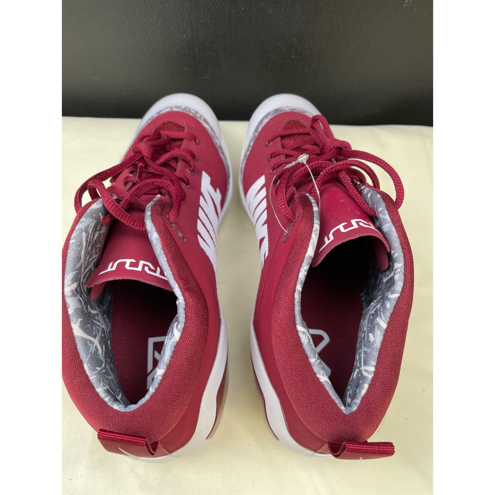 Nike Nike Force Zoom Trout Men's Red/White Shoes/ Cleats Size 12 Size US 12 / EU 45 - 6 Thumbnail