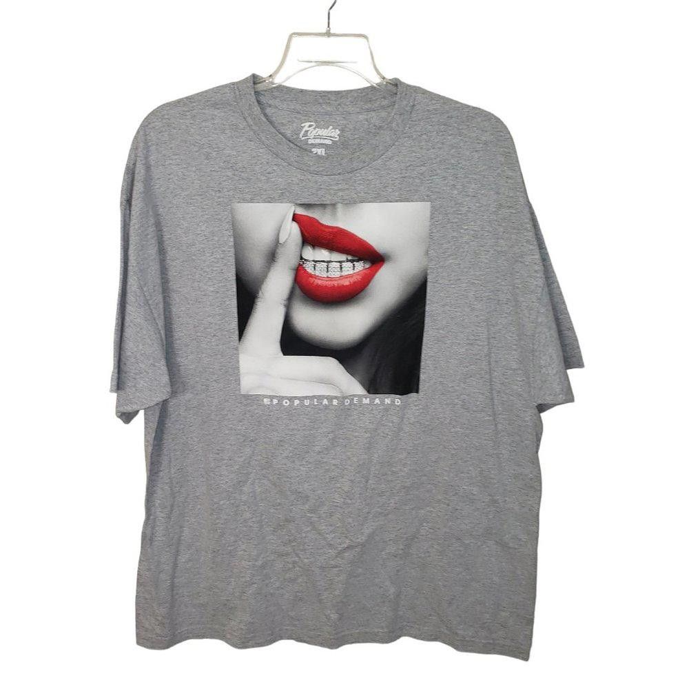 Designer CT258 Men's Gray Polular Demand Grapic T-shirt 2XL Size US XXL / EU 58 / 5 - 1 Thumbnail