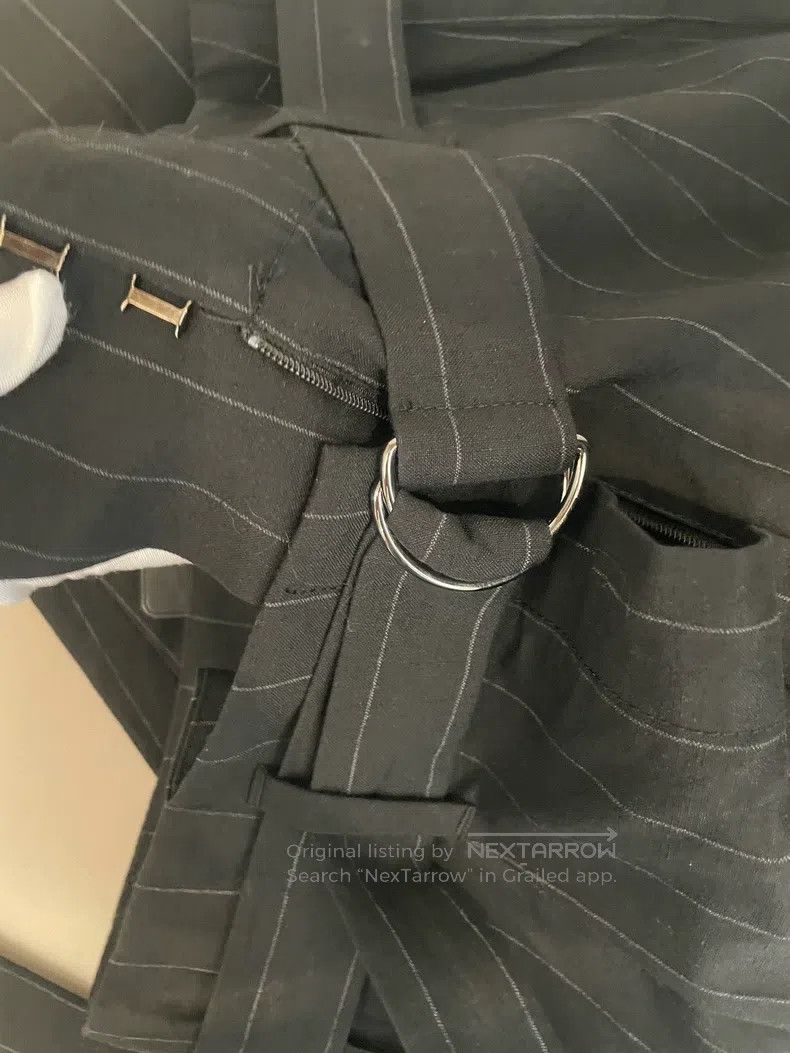 Brunello Cucinelli Brunello Cucinelli Black Wool Linen Trousers Size 27" / US 4 / IT 40 - 8 Thumbnail