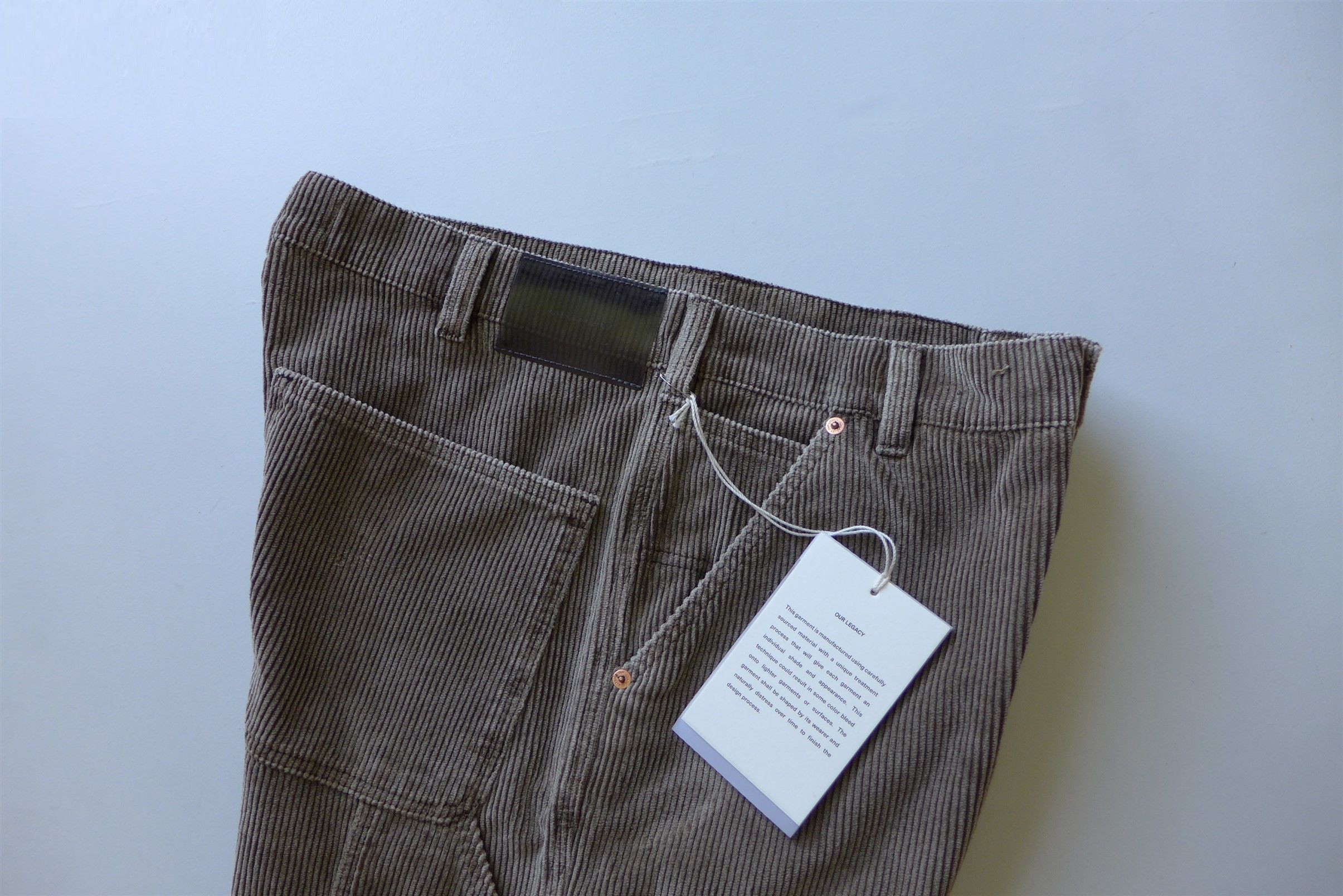 Our Legacy *Fits 32"* Our Legacy Joiner Trousers - Brown Enzyme Cord Size US 30 / EU 46 - 11 Thumbnail