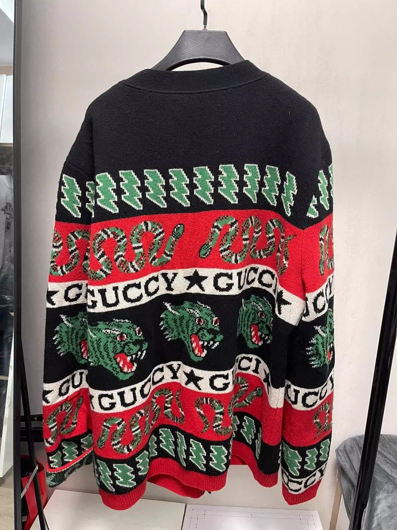 Gucci Gucci Knitted cardigan sweater 2501-Nextarrow Size US L / EU 52-54 / 3 - 2 Thumbnail