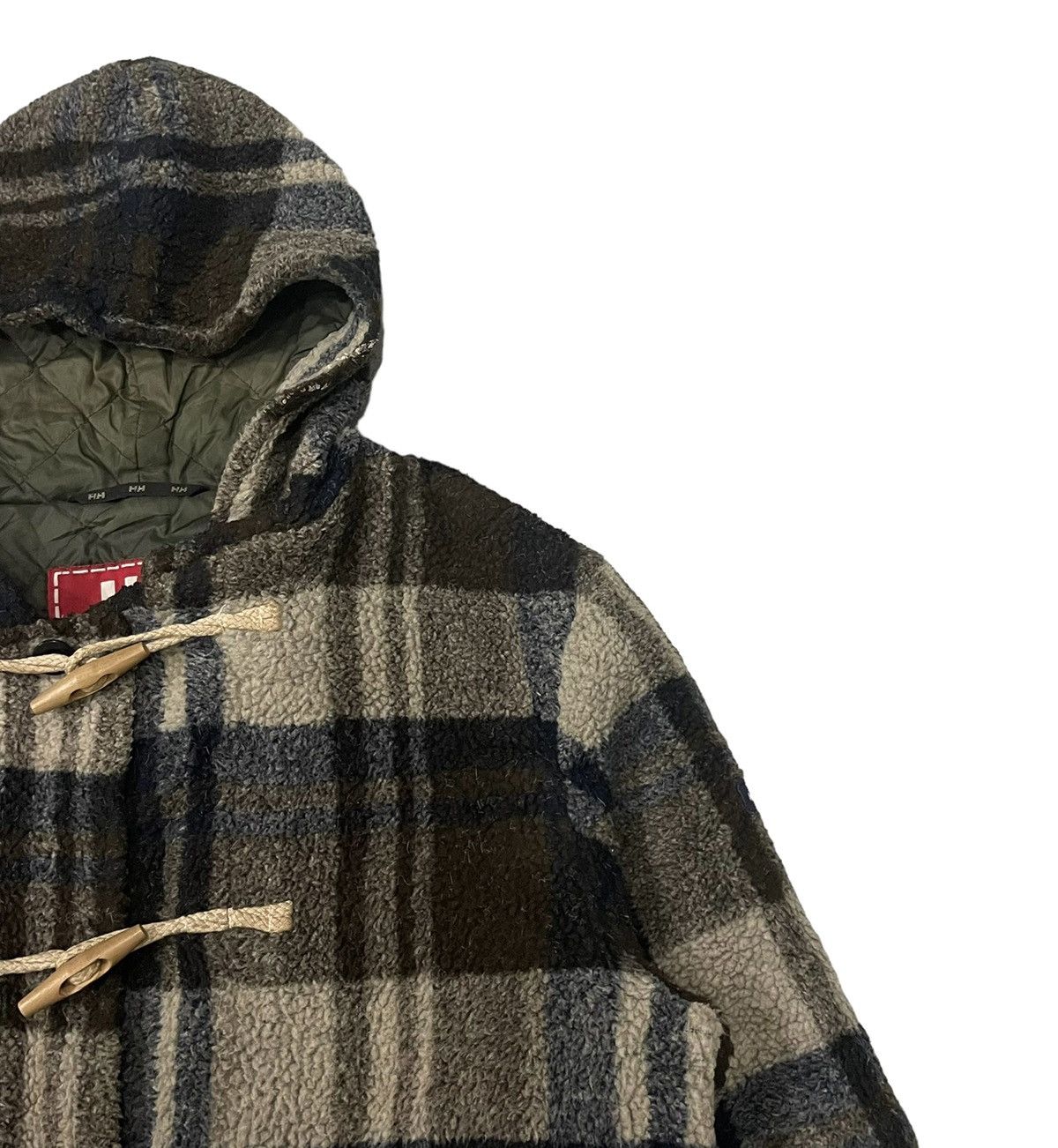 Helly Hansen Vintage Helly Hansen Duffle Fleece Hoodie Coat Jacket Size US M / EU 48-50 / 2 - 2 Thumbnail