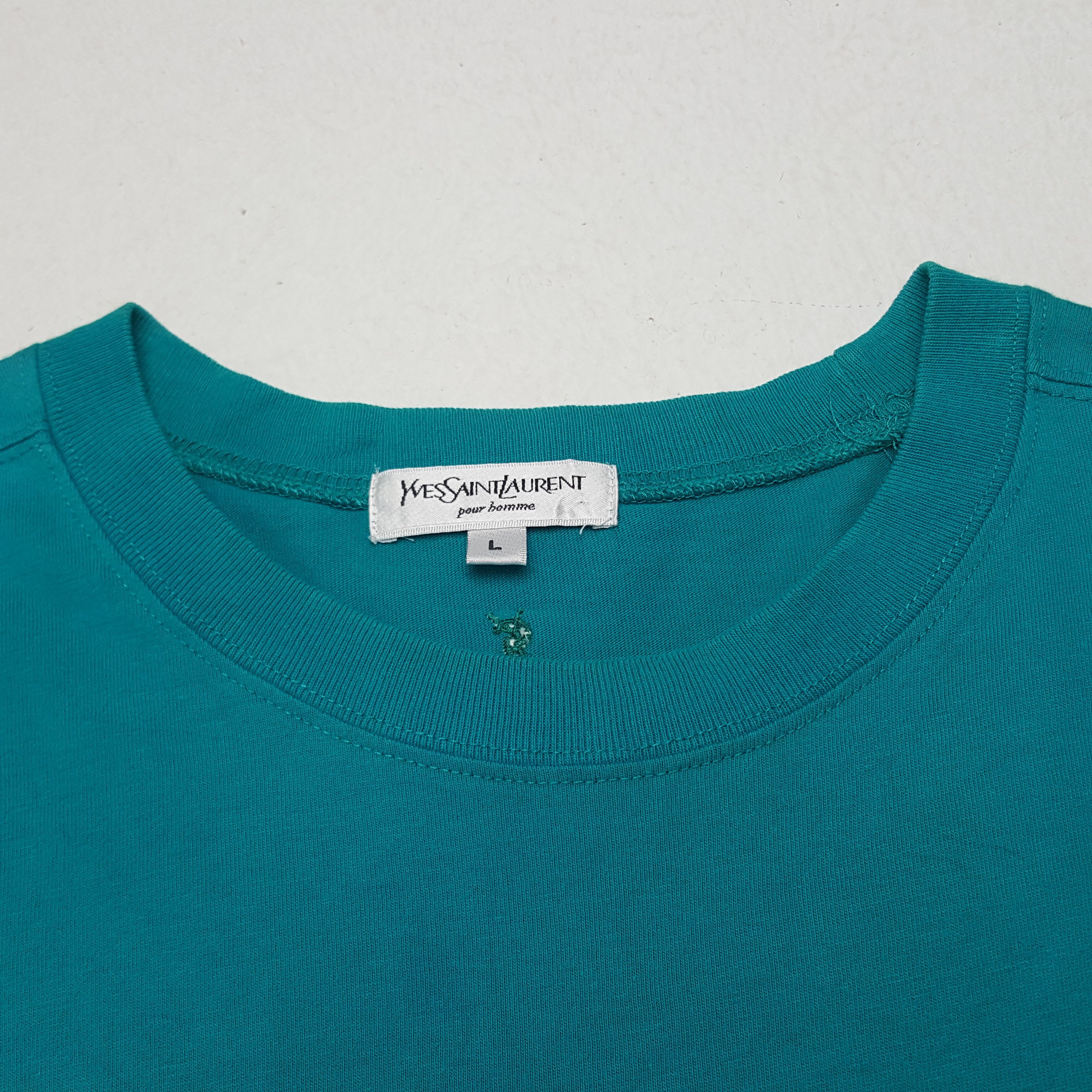 Vintage × Yves Saint Laurent Vintage Yves Saint Laurent Italian Brand Tshirt Size US L / EU 52-54 / 3 - 5 Thumbnail