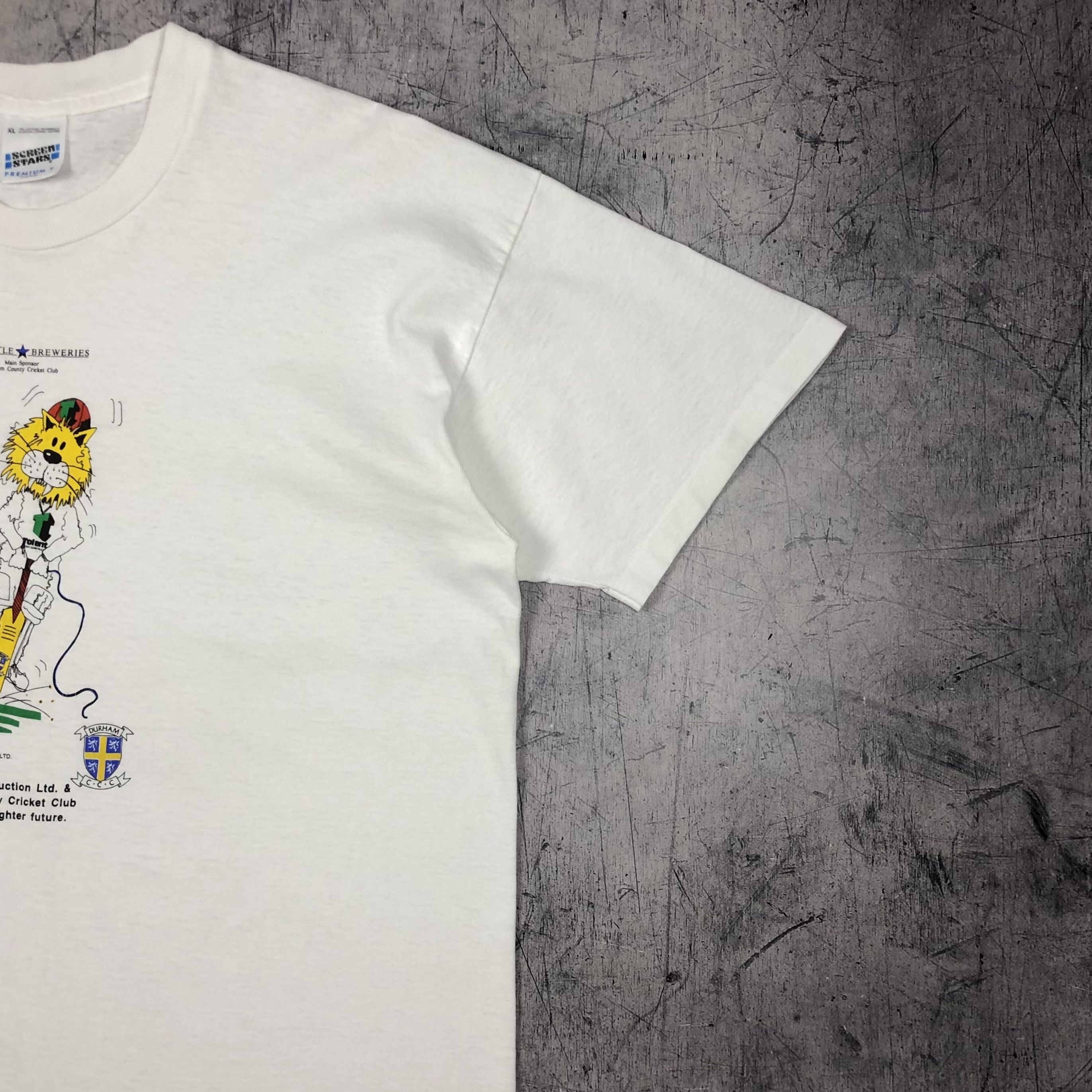 Retrofit Vintage Newcastle Durham Country Cricket Tolent Tee Size US XL / EU 56 / 4 - 5 Thumbnail