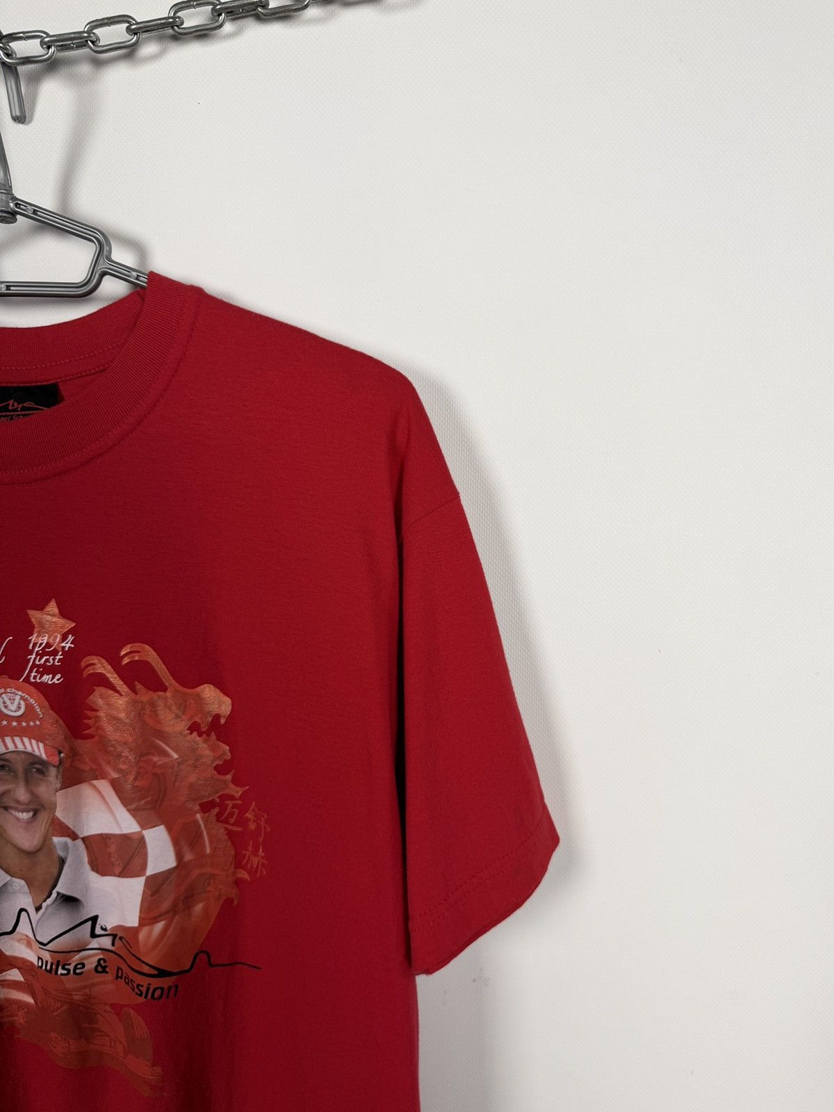 Formula 1 Michael Schumacher Pulse Passion F1 Time Champion Racing Tee Size US L / EU 52-54 / 3 - 2 Thumbnail