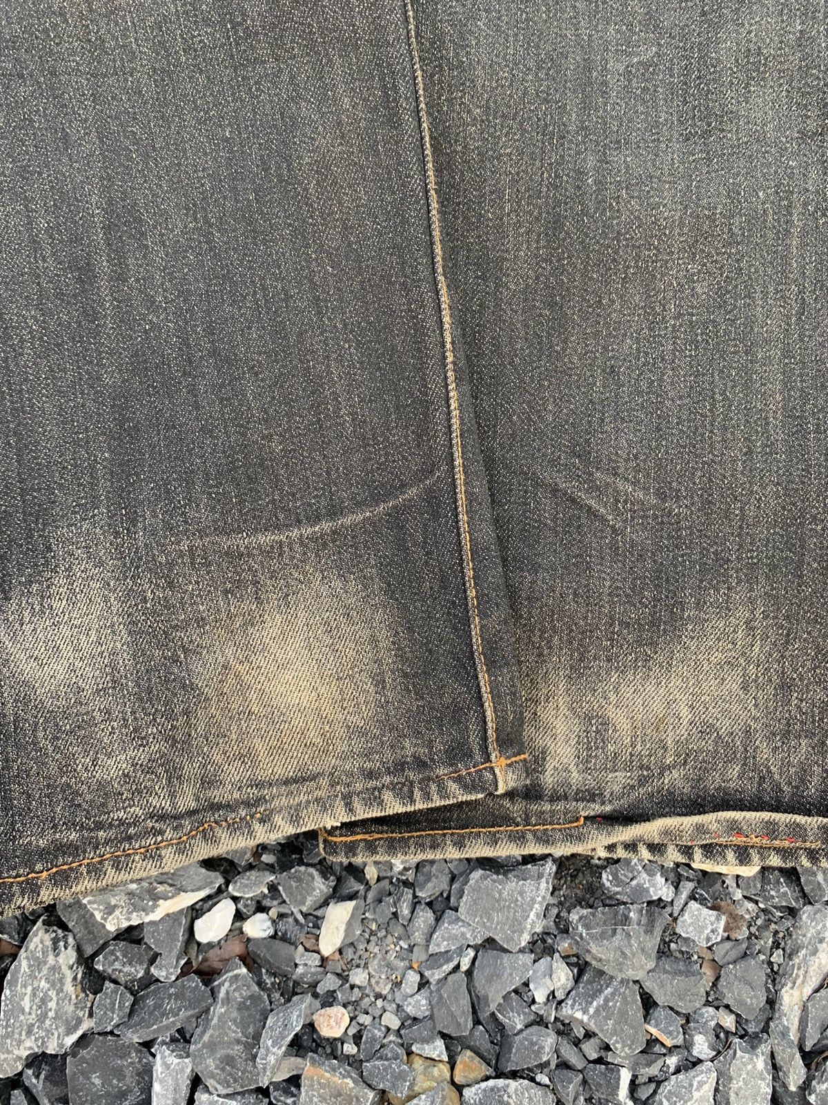 Other JAPANESE BRAND LUMR SELVEDGE RUSTY&FADED DISTRESSED DENIM Size US 35 - 23 Thumbnail