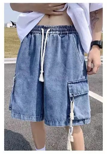 Japanese Brand Kiuchi x Chie Street Vintage Loose Fit Denim Shorts Size US 32 / EU 48 - 3 Thumbnail