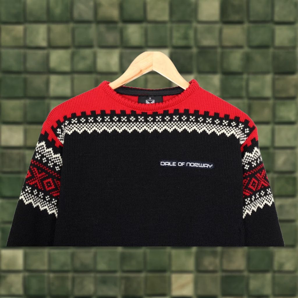 Dale Of Norway DALE OF NORWAY Nordic Wool Jumper Sweater Olympic Fair Isle Size S Men VR1662 Size US S / EU 44-46 / 1 - 1 Thumbnail