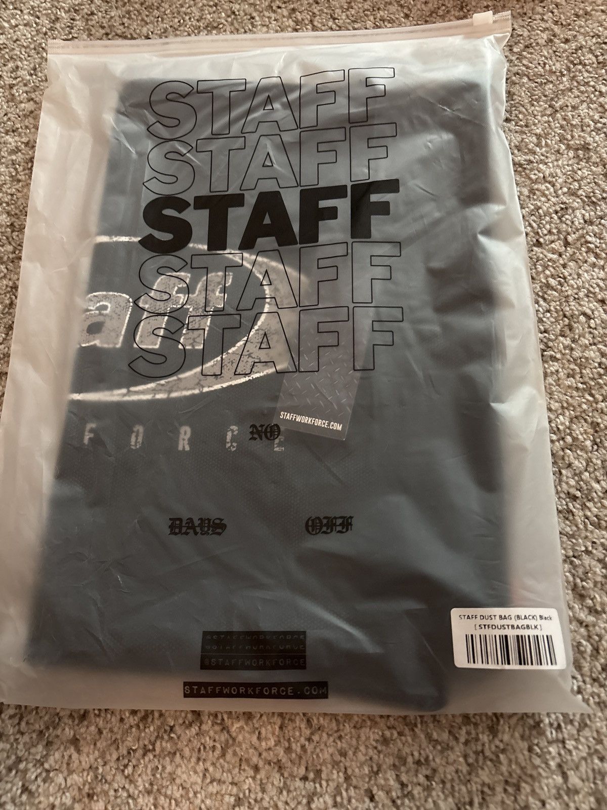 STAFF WORKFORCE STAFF WORKFORCE DUST BAG Size ONE SIZE - 2 Thumbnail
