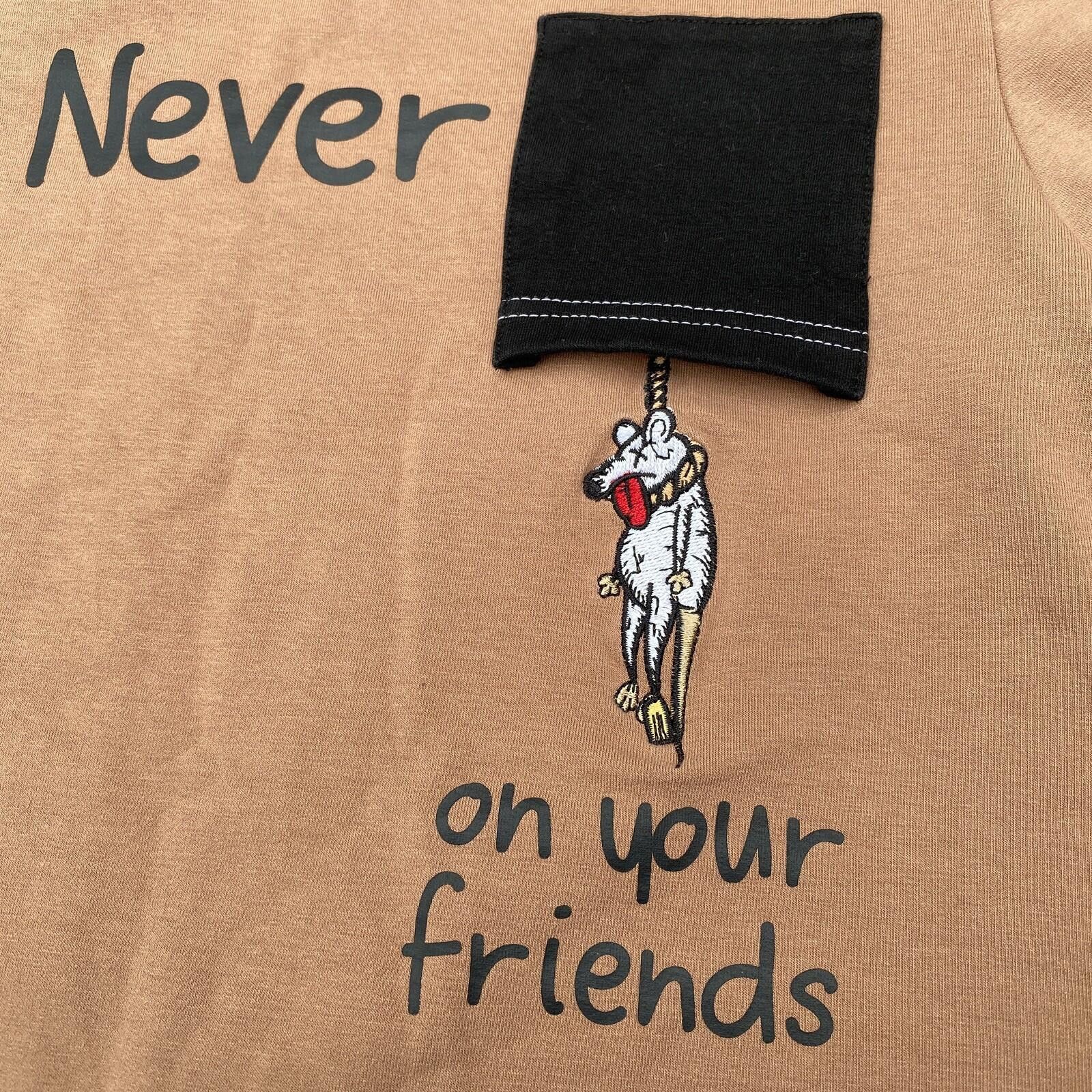 Other The Hideout Clothing Mens S Never Rat on Your Friends Tee Size US S / EU 44-46 / 1 - 7 Thumbnail