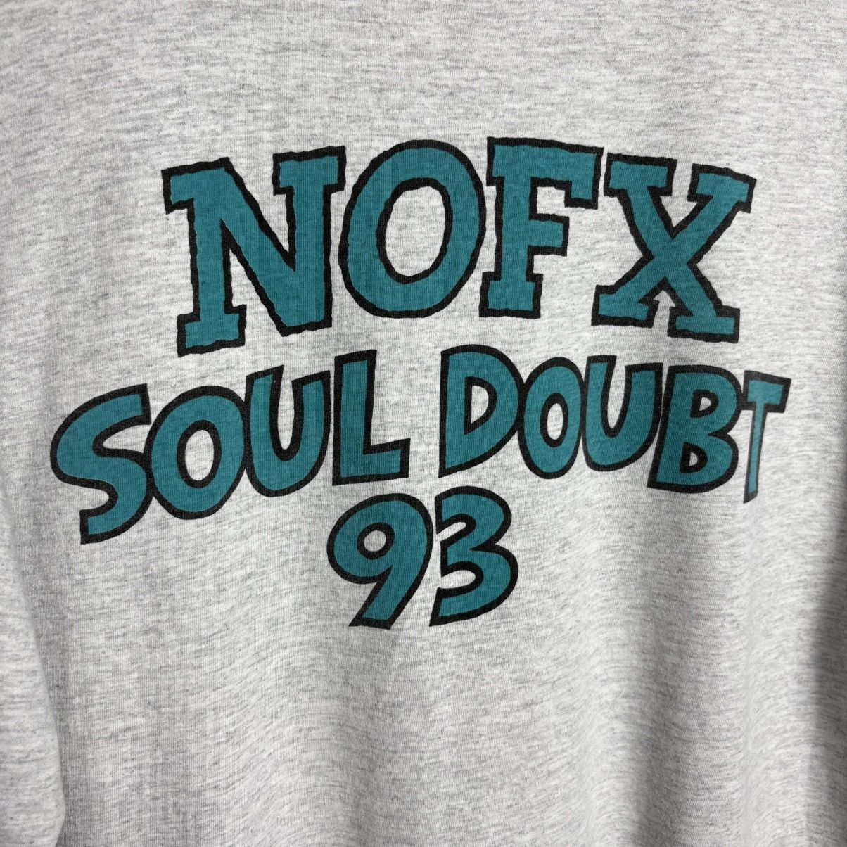 Band Tees Vintage 90s NOFX Soul Doubt Epitaph Records T-Shirt / Punk Size US XL / EU 56 / 4 - 4 Thumbnail