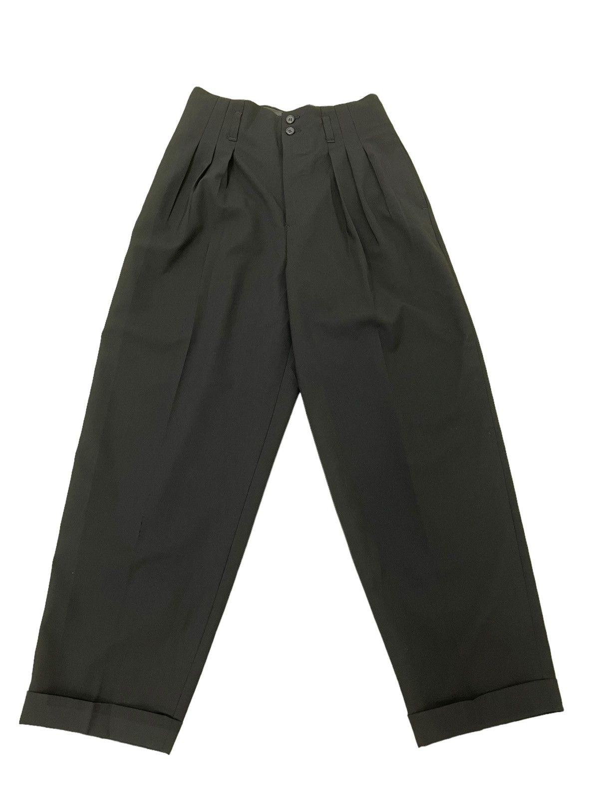 Japanese Brand Wide Wool Trouser Comme Ca Du Mode Balloon 8🟦6 Size US 28 / EU 44 - 1 Thumbnail