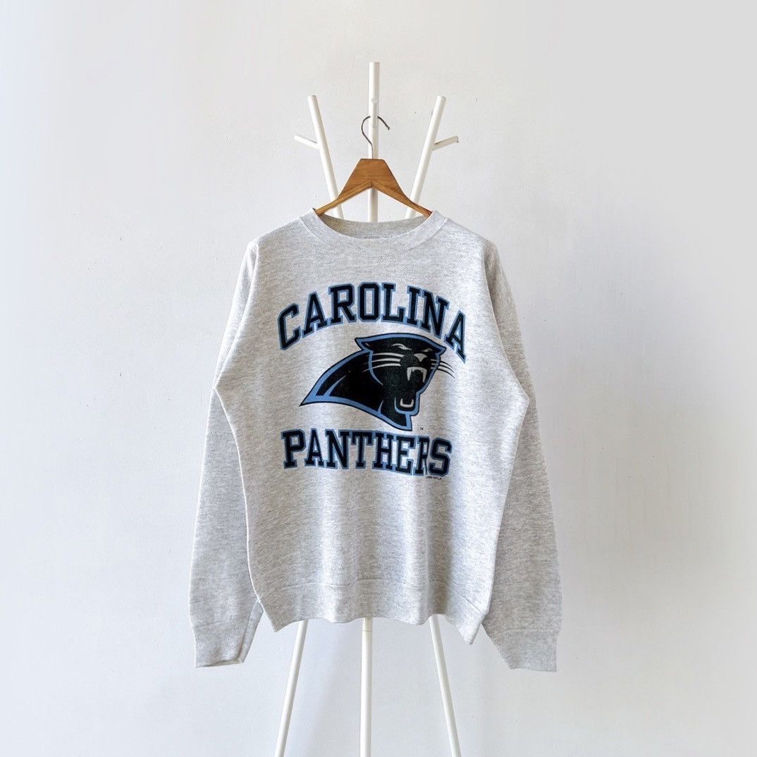 Vintage 90s Carolina Panthers NFL sweatshirt/ XL Size US XL / EU 56 / 4 - 1 Thumbnail