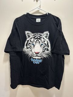 Vintage Rainforest Cafe Leopard Wildlife Graphic T-Shirt Black