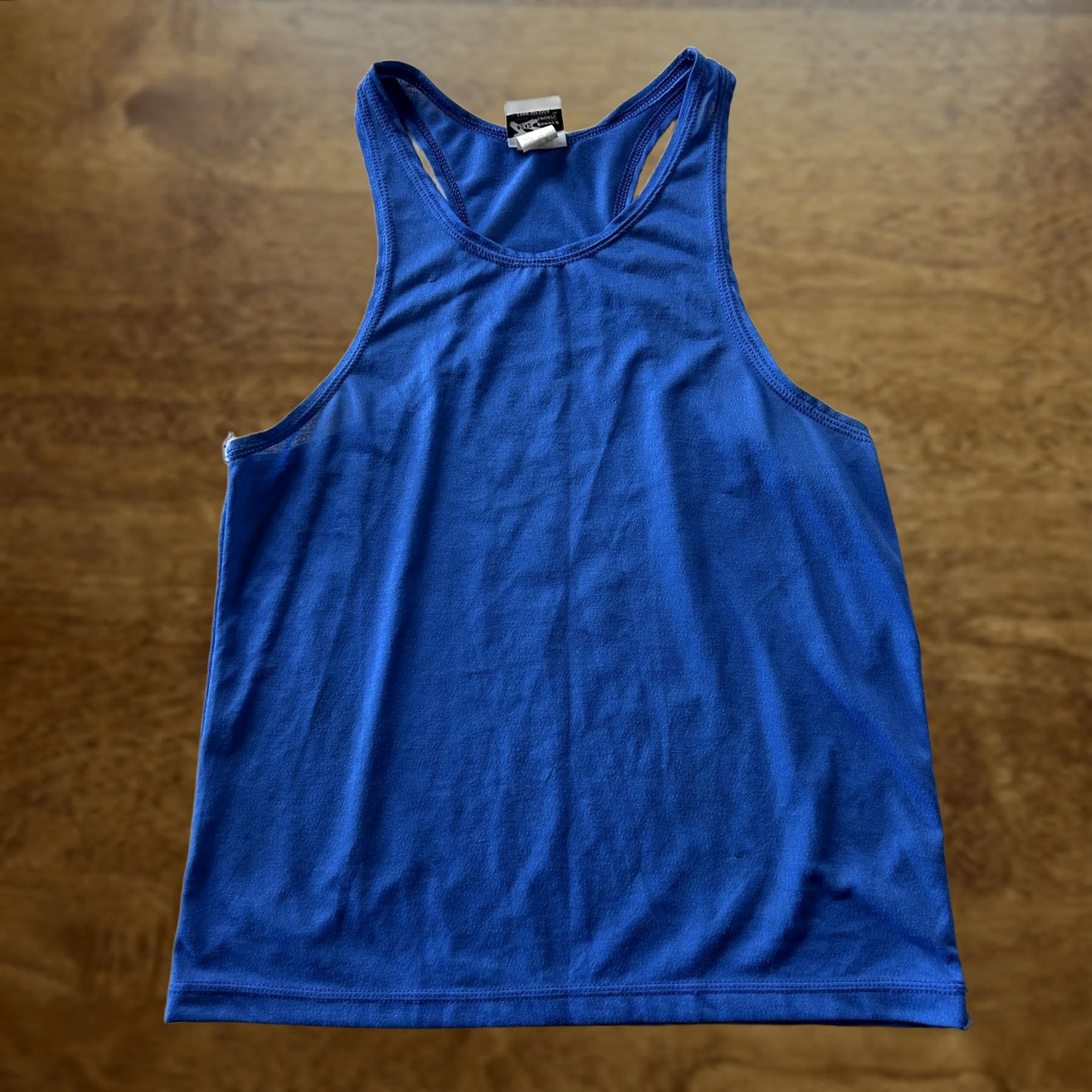 Vintage Road Runner Sports Tank Top Shirt Mens Medium Blue Running Racerback Top Size US M / EU 48-50 / 2 - 1 Thumbnail