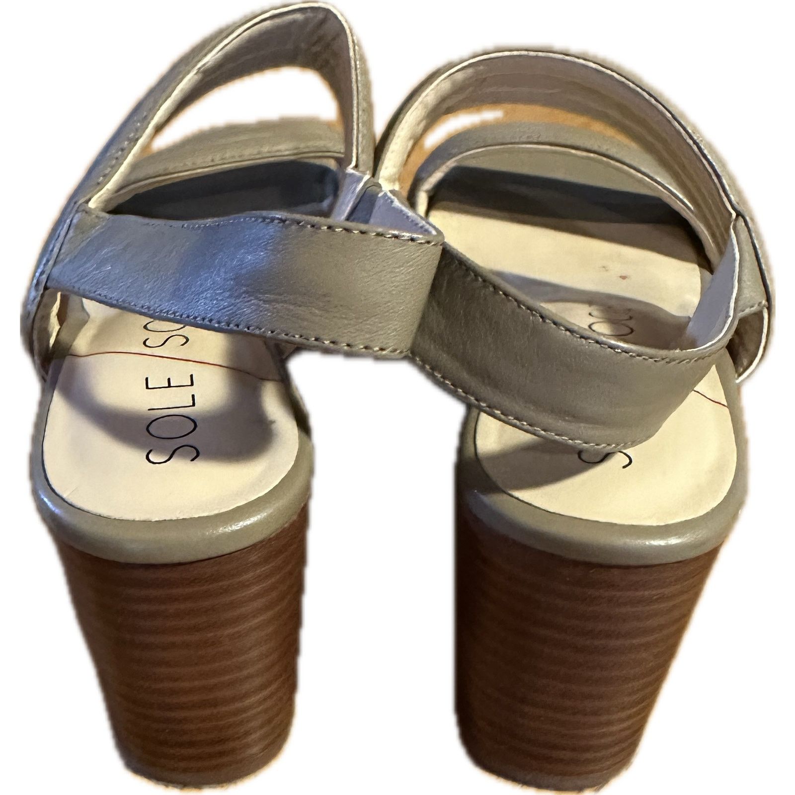 Other Sole Society Amberly Wedge Platform Sandals Taupe/Gray 6.5M Size US 6.5 / IT 36.5 - 3 Thumbnail