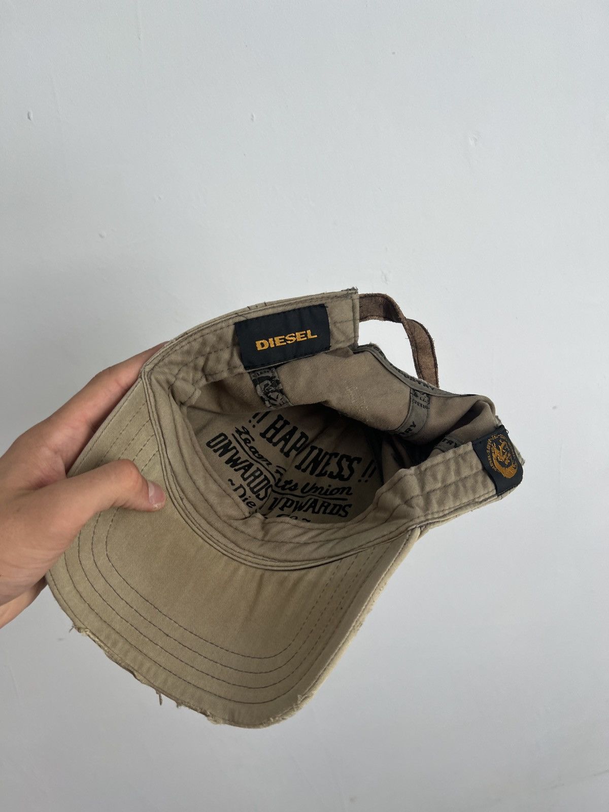 Diesel Vintage Diesel Distressed Cap Size ONE SIZE - 5 Thumbnail