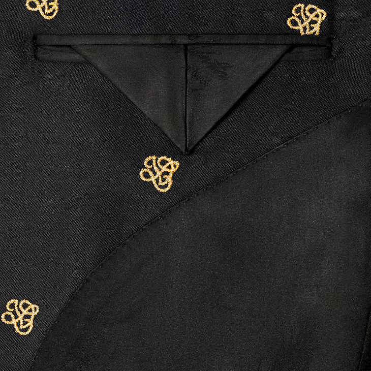 Louis Vuitton Embroidered Single-Breasted Wool Blend Evening Jacket Size 50R - 4 Thumbnail