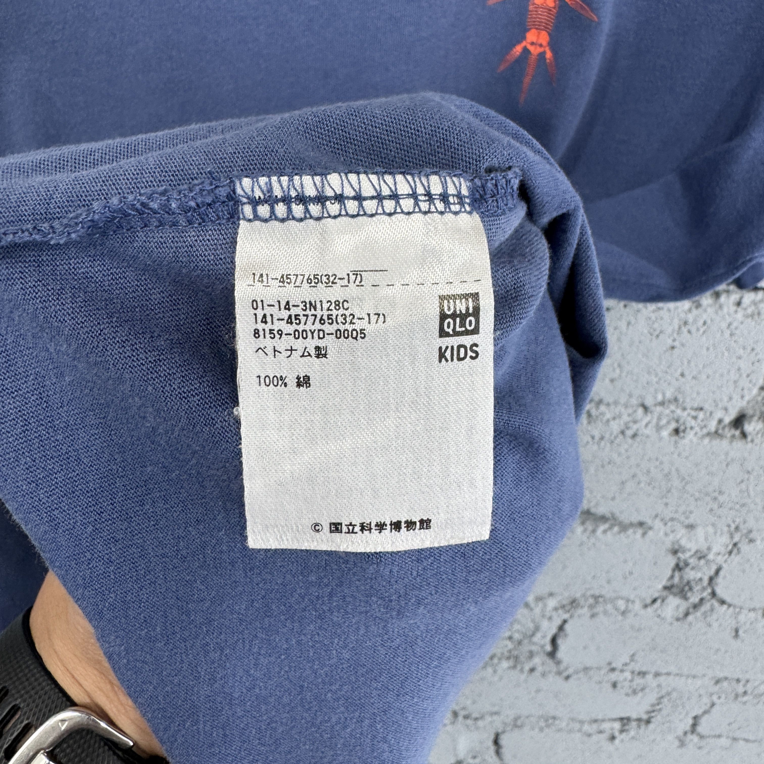 Uniqlo Uniqlo Kids Boy Dinosour Fact Tshirt Size US S / EU 44-46 / 1 - 7 Thumbnail