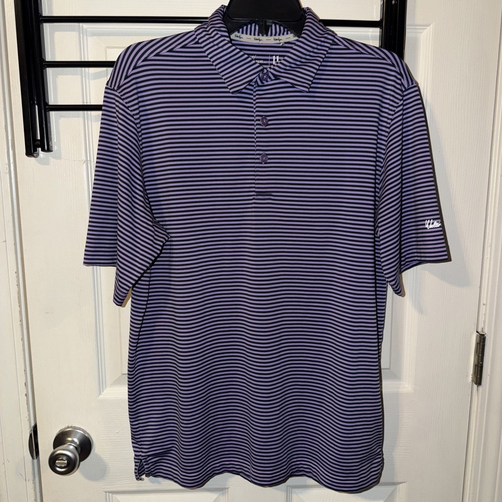 Other Walter Hagen Polo Shirt Purple Striped Medium Size US S / EU 44-46 / 1 - 1 Thumbnail