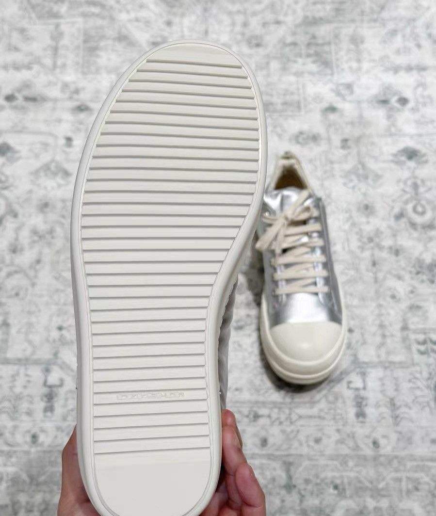 Rick Owens Rick Owens DRKSHDW silver white chunky sneakers Size US 7 / EU 40 - 7 Thumbnail