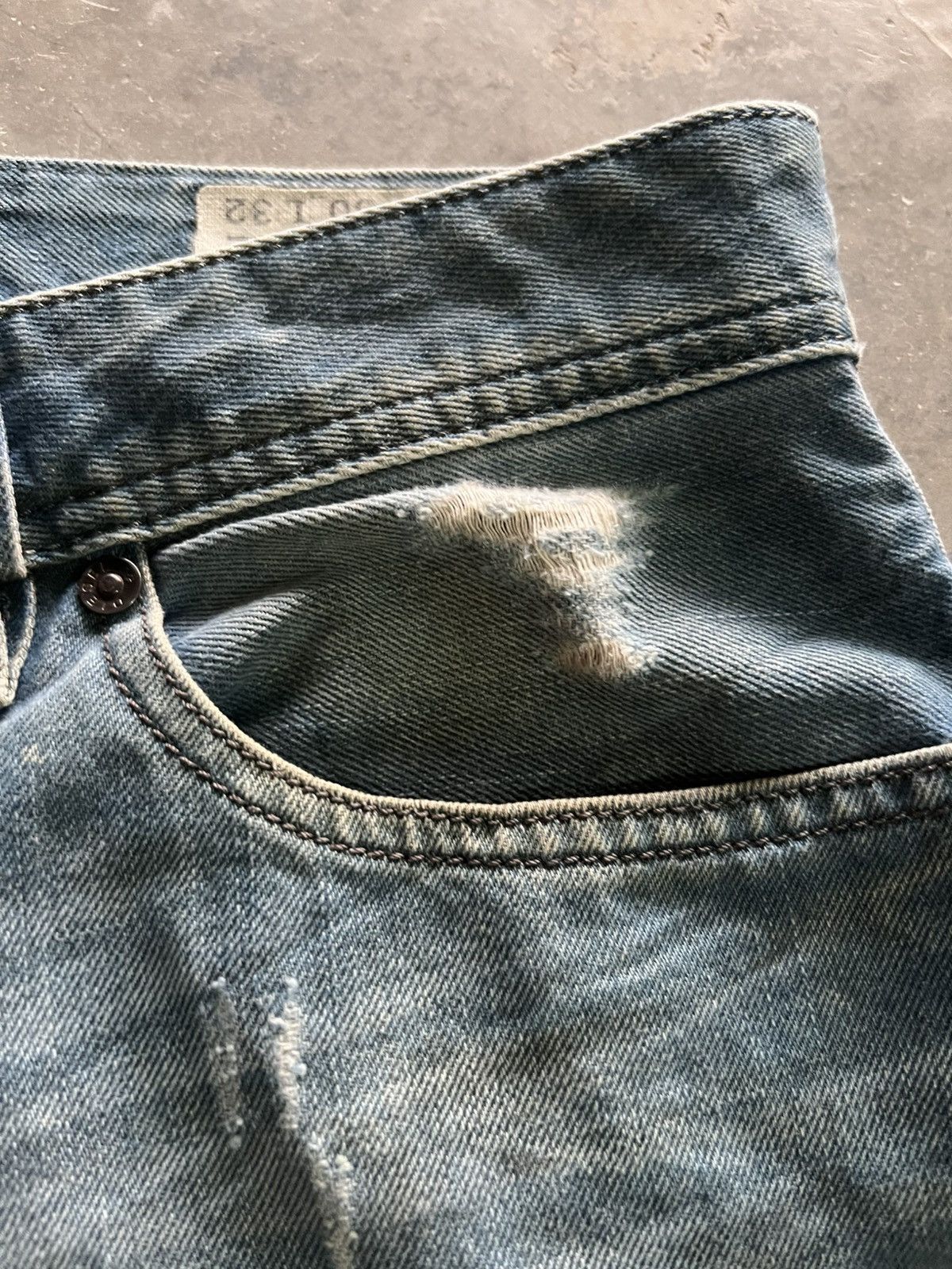 Diesel Diesel industries patchwork rusty stain dirty style jeans Size US 30 / EU 46 - 11 Thumbnail