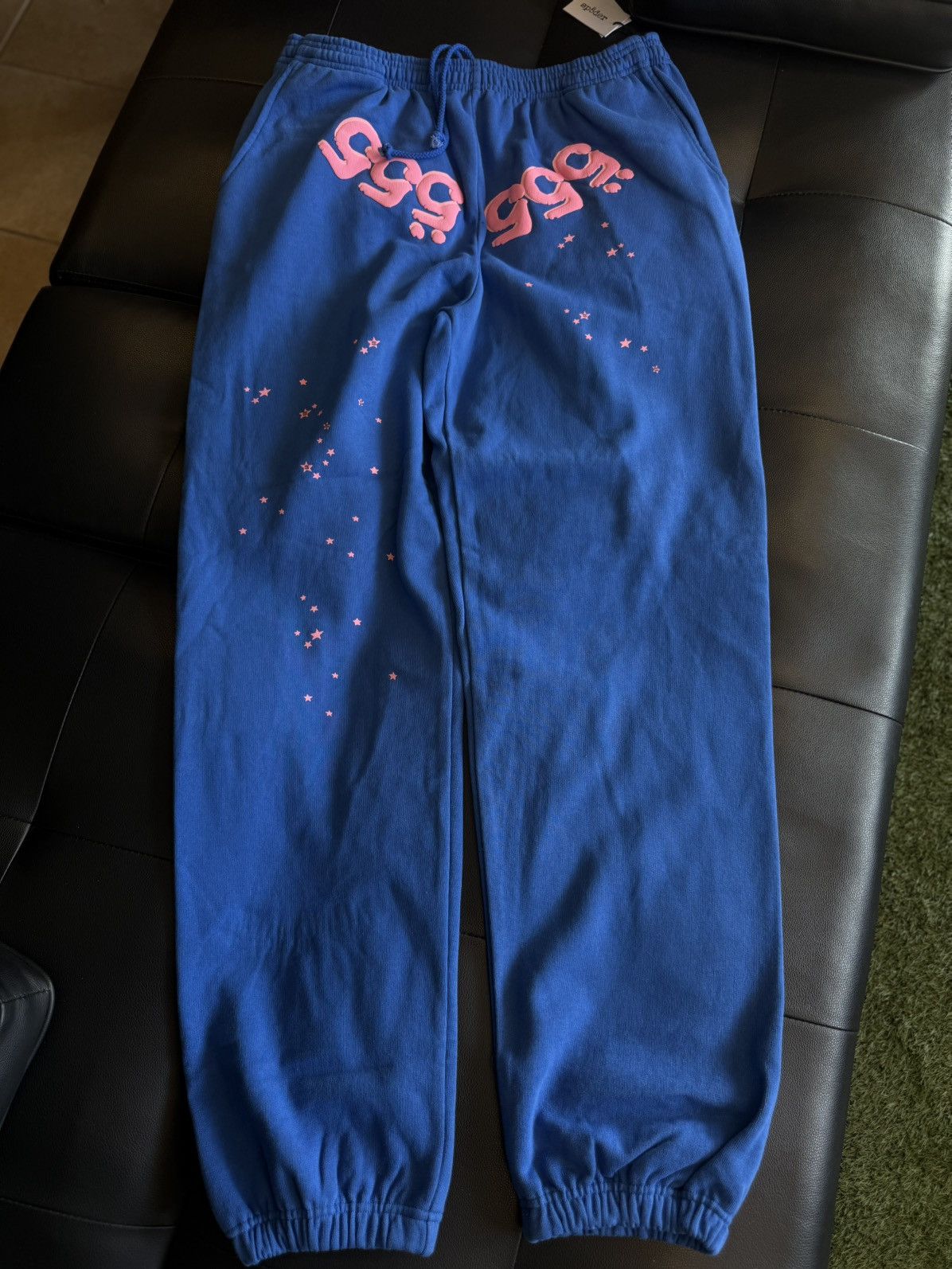 Sp5der Sp5der Worldwide Pink Blue Sweatpants Size XL (NEW) Size US 34 / EU 50 - 1 Thumbnail