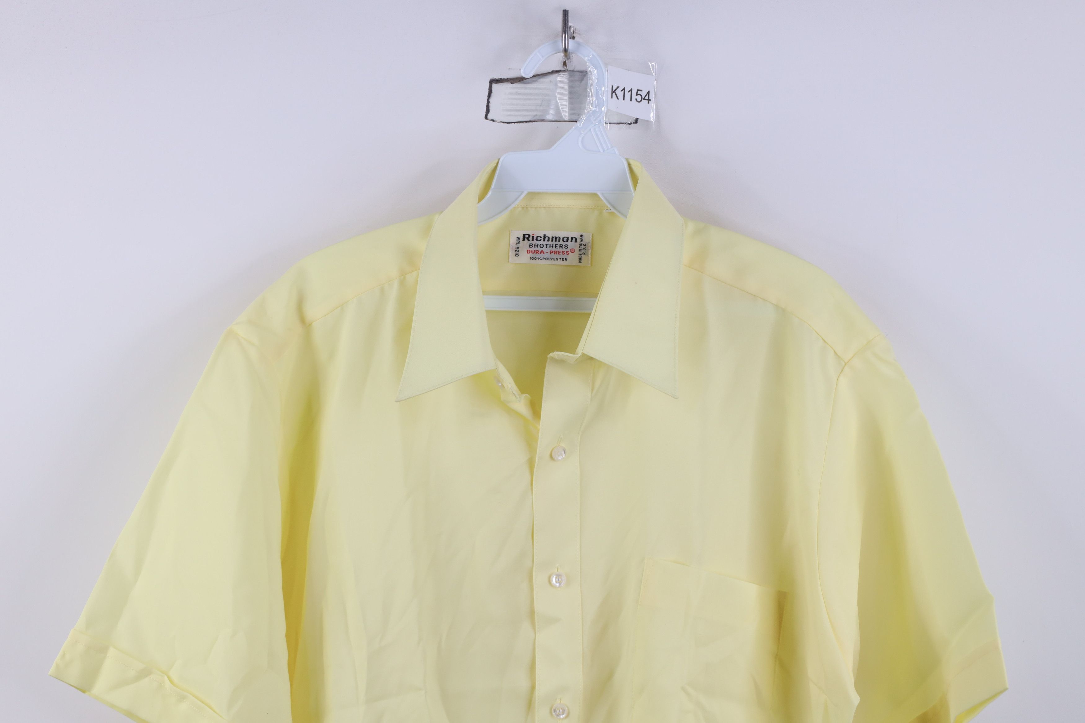 Vintage Vintage 70s Streetwear Short Sleeve Collared Button Shirt Size US M / EU 48-50 / 2 - 2 Thumbnail