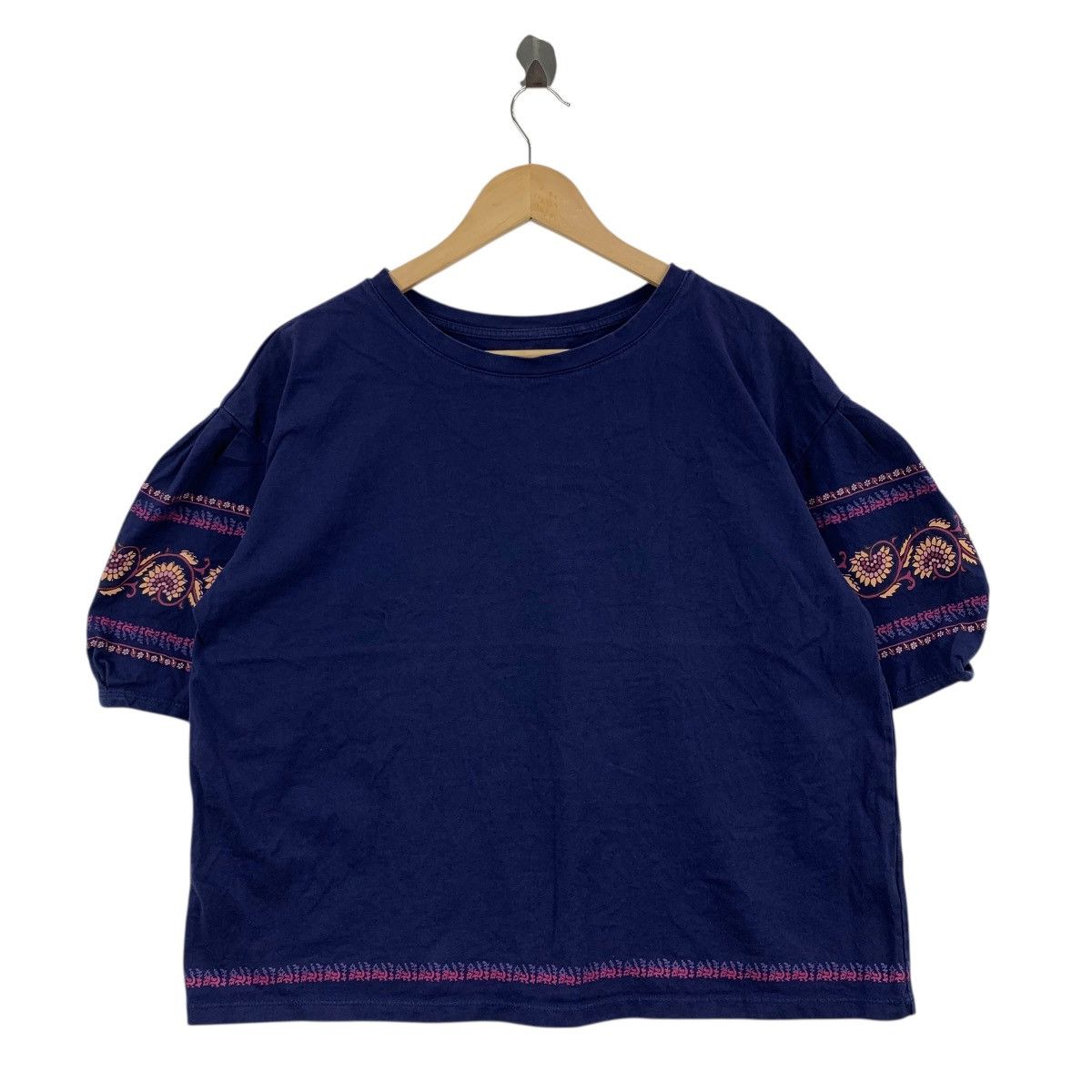 Anna Sui ANNA SUI PAISLEY Plain Oversize By Uniqlo Tshirt Size XL / US 12-14 / IT 48-50 - 1 Thumbnail