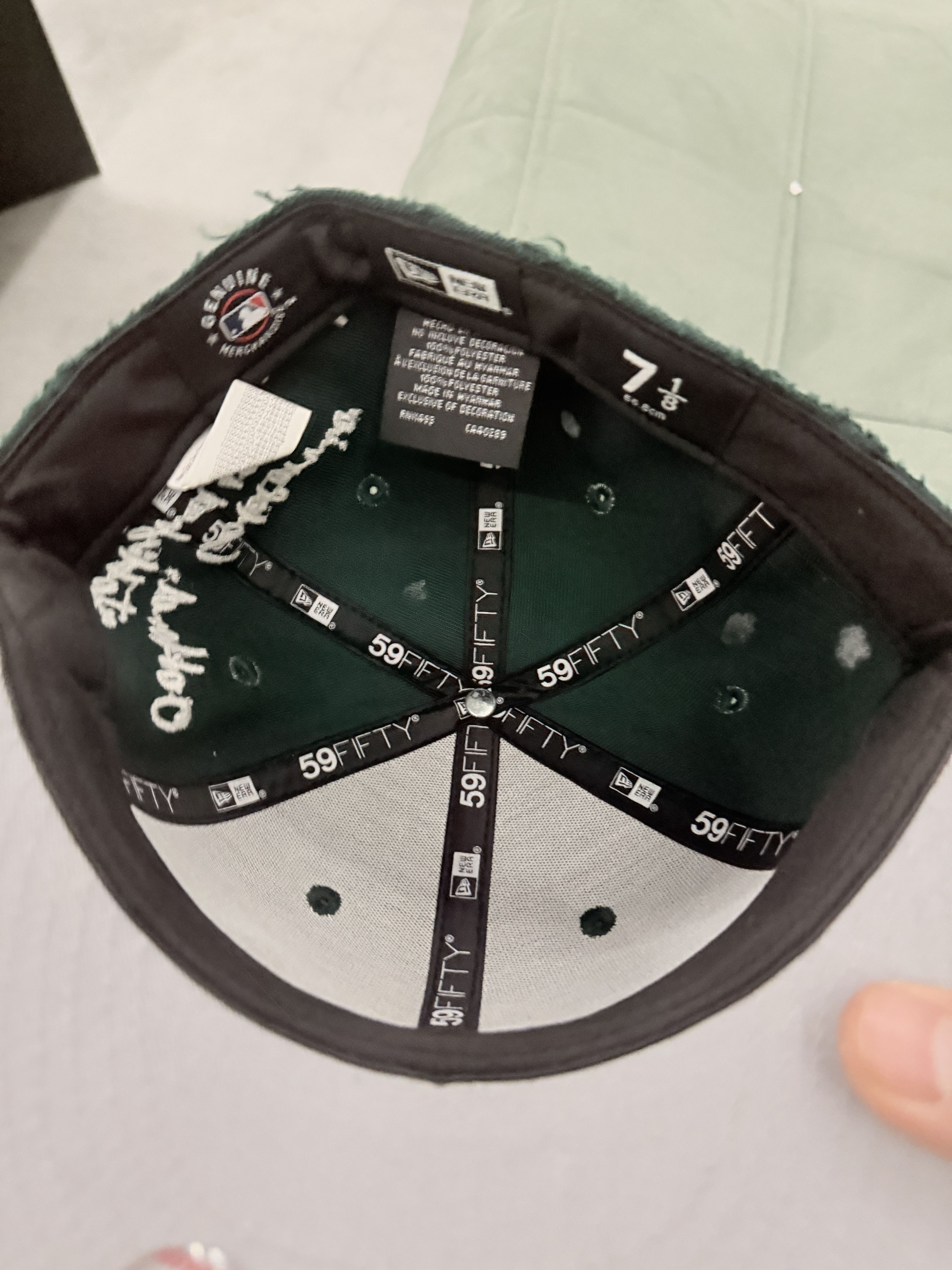 New Era New Era custom made A's fitted cap 7 1/8 Size ONE SIZE - 4 Thumbnail