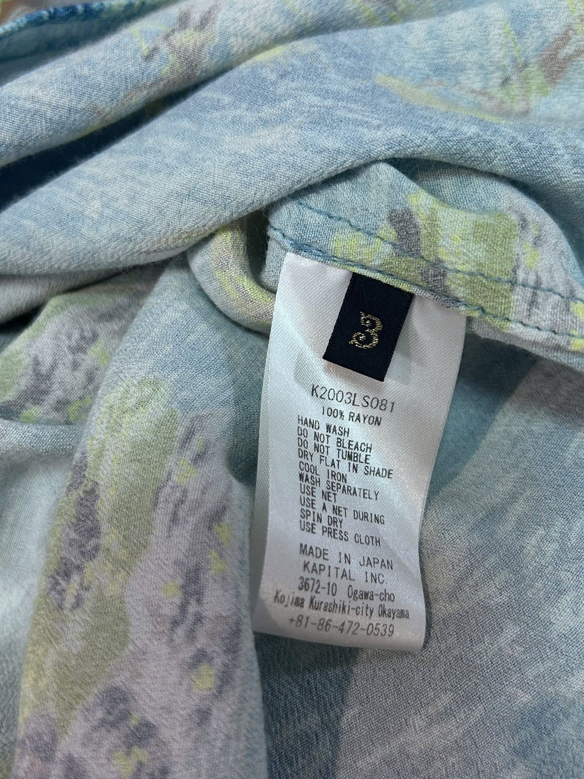 Kapital Kapital Kamehameha Bone Shirt Size US M / EU 48-50 / 2 - 4 Thumbnail