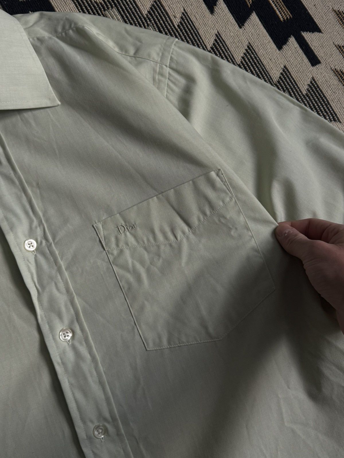 Christian Dior Monsieur Vintage Christian Dior Monsieur Button Up Shirt Size US L / EU 52-54 / 3 - 7 Thumbnail