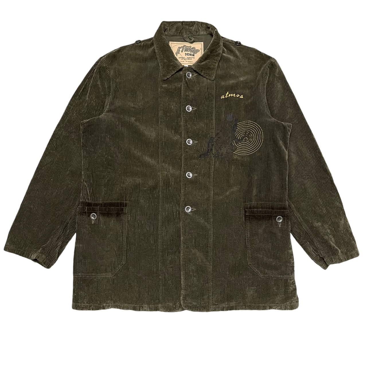 atmos Vintage Atmos Denim Corduroy Jacket Size US L / EU 52-54 / 3 - 1 Thumbnail