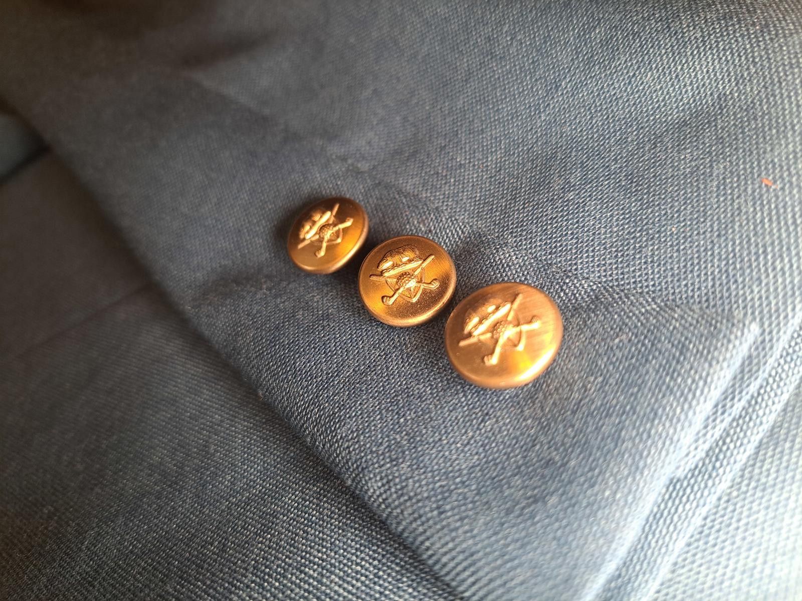 Other VINTAGE Jack Nicklaus Blazer Mens 42R Green Gold Buttons Size 42R - 4 Thumbnail