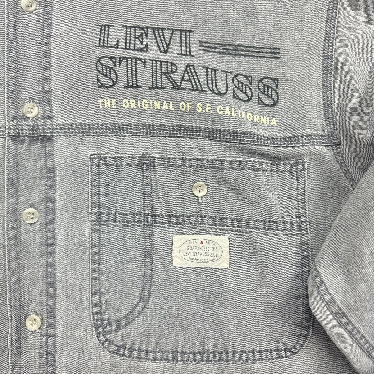 Levi's Vintage Y2K Levi’s BROS Staff Button Up Shirt Size US M / EU 48-50 / 2 - 8 Thumbnail