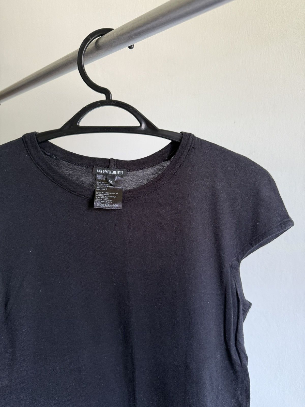 Ann Demeulemeester Ann demeulemeester black shirt sleeveless Size US S / EU 44-46 / 1 - 2 Thumbnail