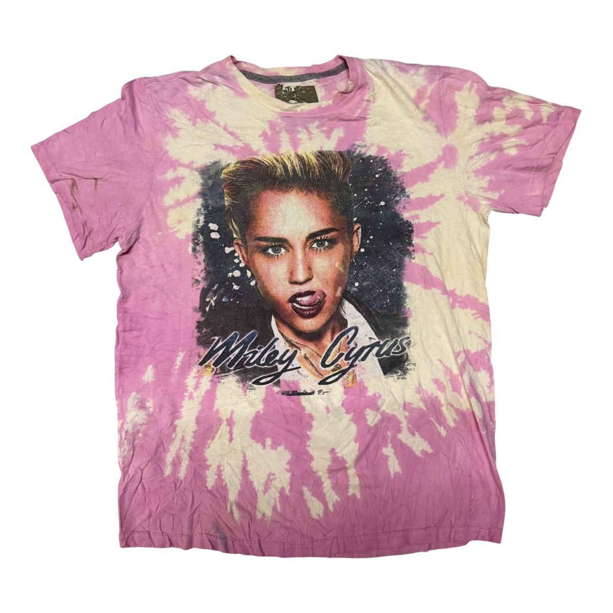 Band Tees Vintage Miley Cyrus Bangerz Tour 2014 Size US L / EU 52-54 / 3 - 1 Thumbnail