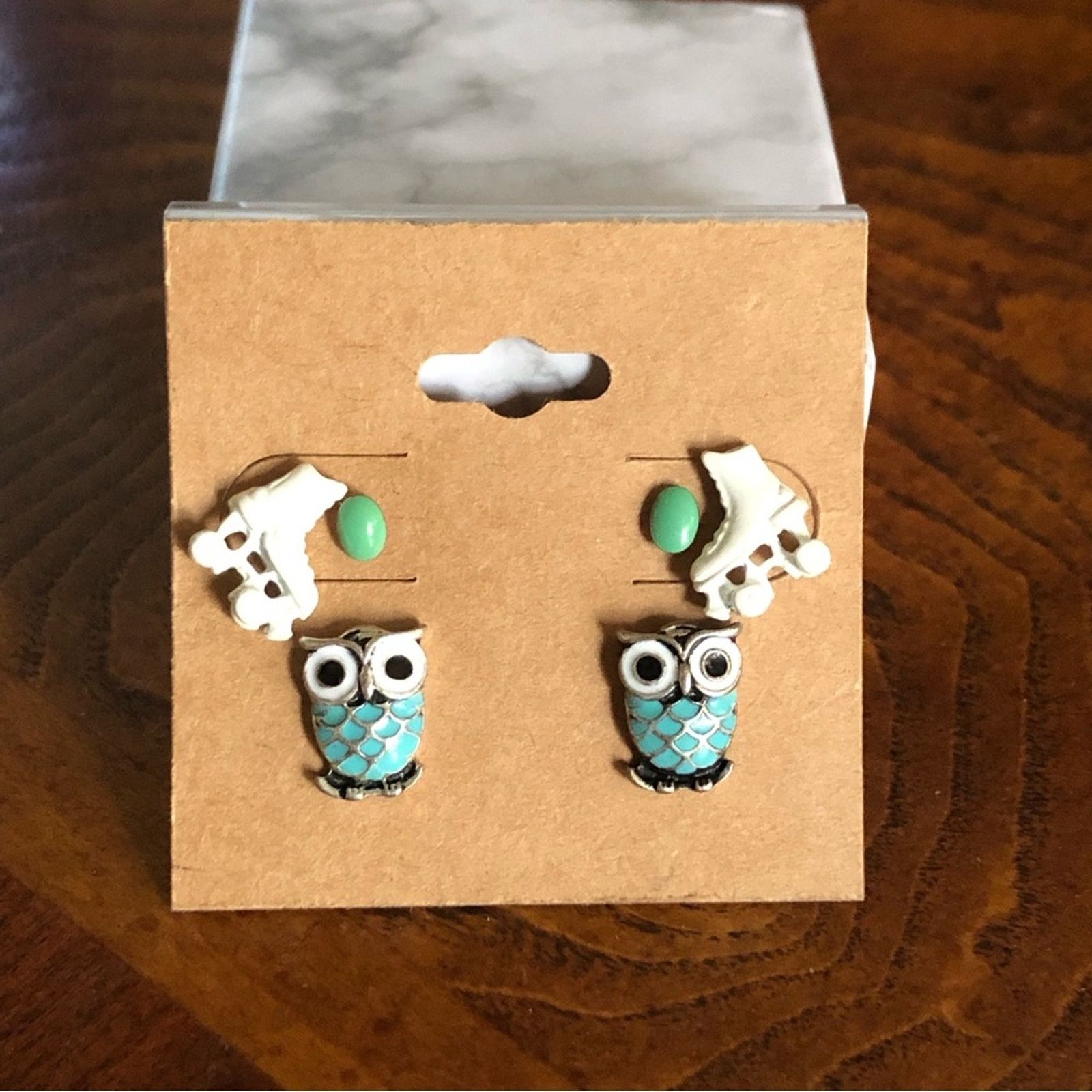 Jewelry Set of three pairs of fashion post earrings Size ONE SIZE - 1 Thumbnail