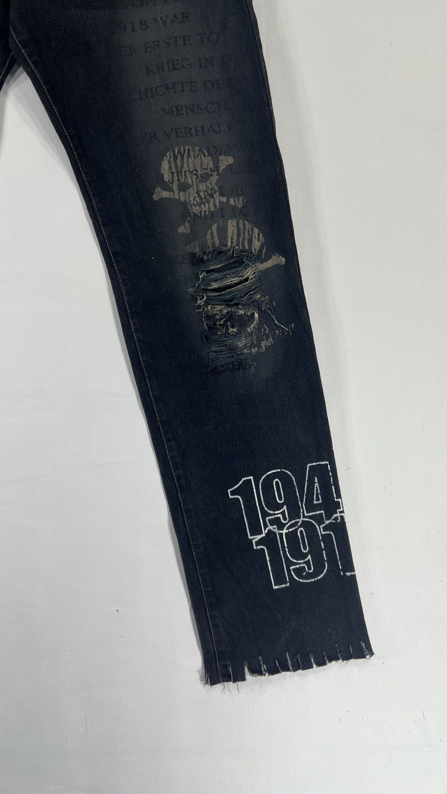 In The Attic In The Attic Avant Garde Punk Design Denim Pants Size US 32 / EU 48 - 10 Thumbnail